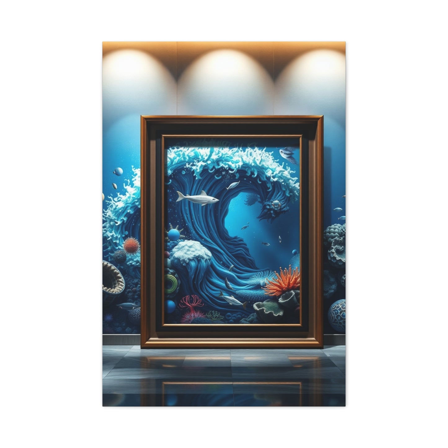 Azure Reverie Canvas Wall Art & Canvas Print