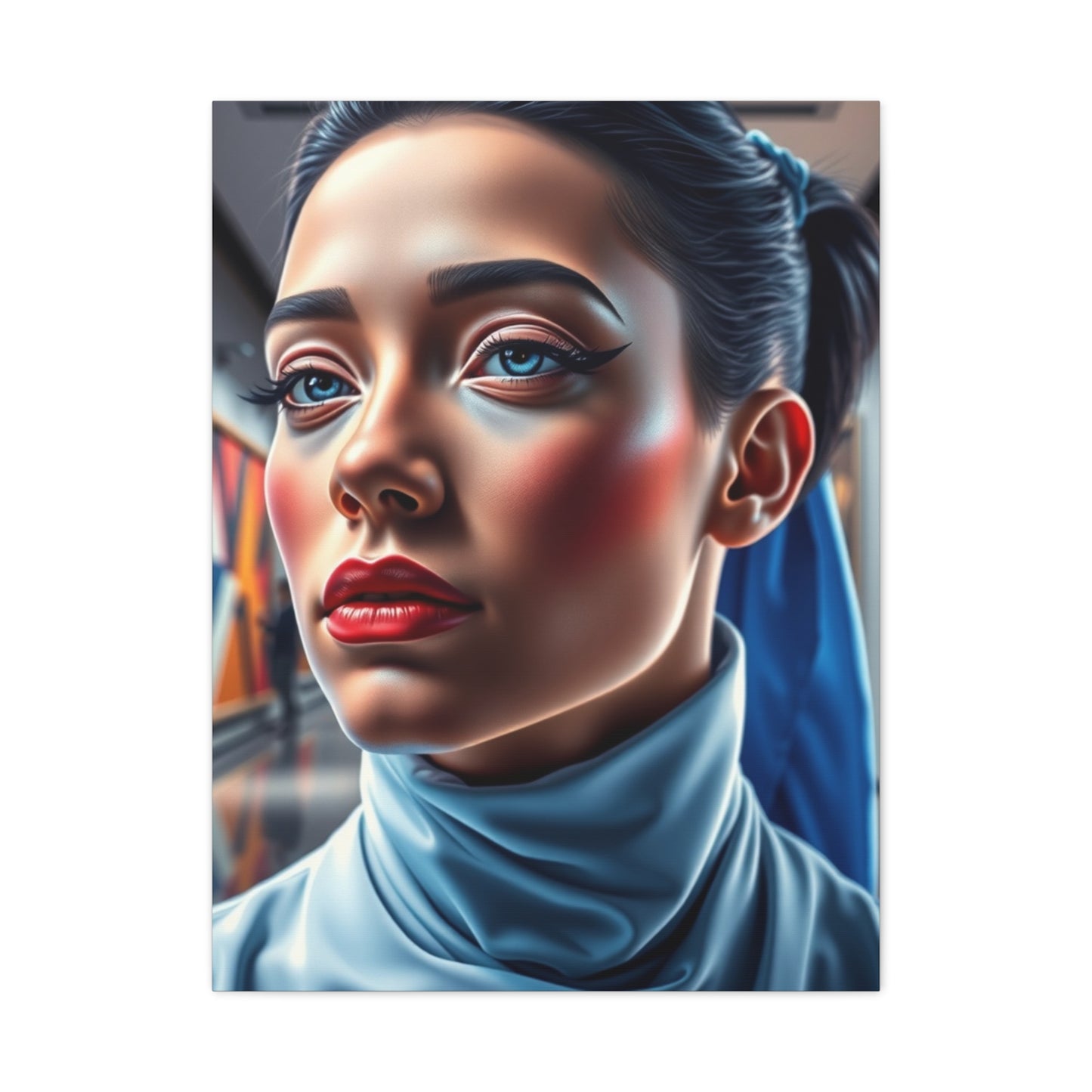 Refined Modernist Tableau Wall Art & Canvas Print