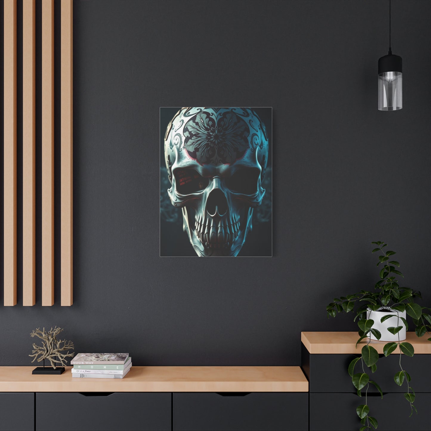 Sovereign Skull Vignette Wall Art & Canvas Print
