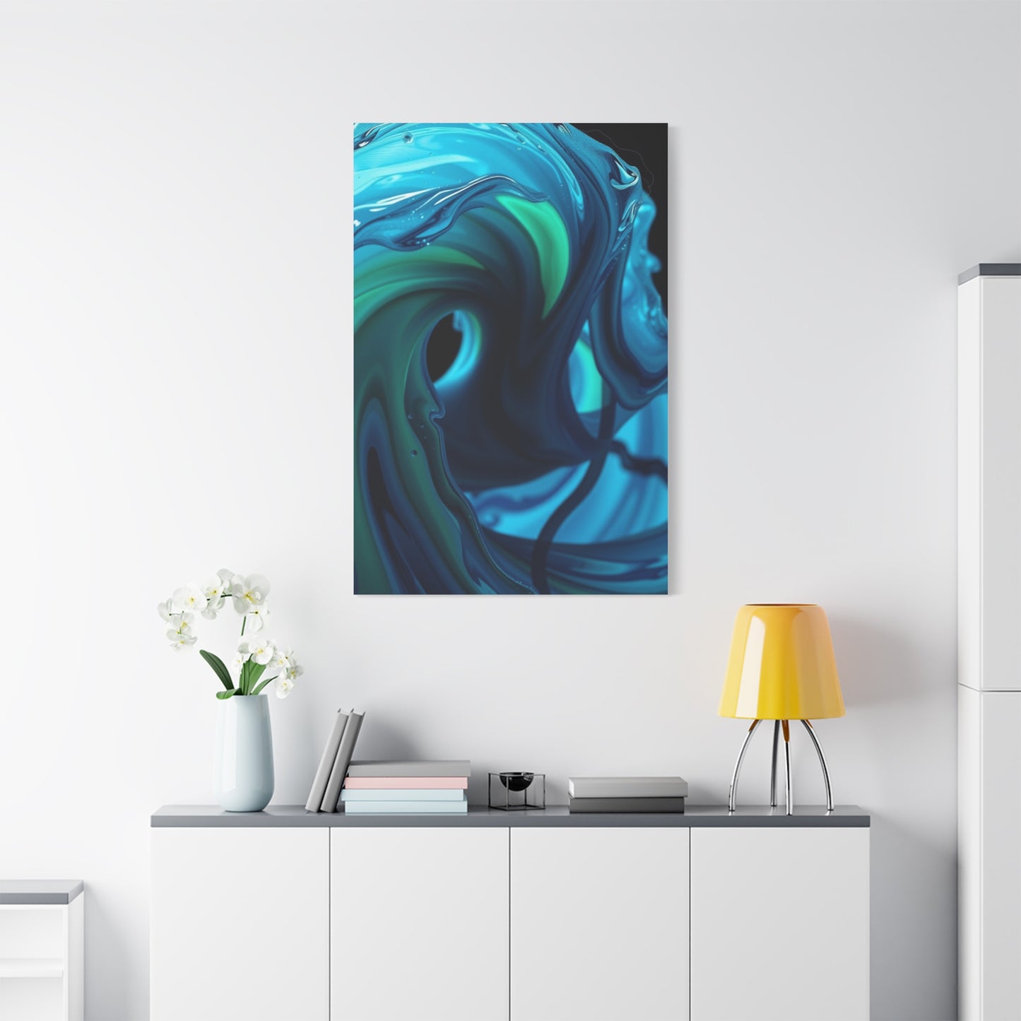 Blue & Green Art Refined Canvas Wall Art & Canvas Print