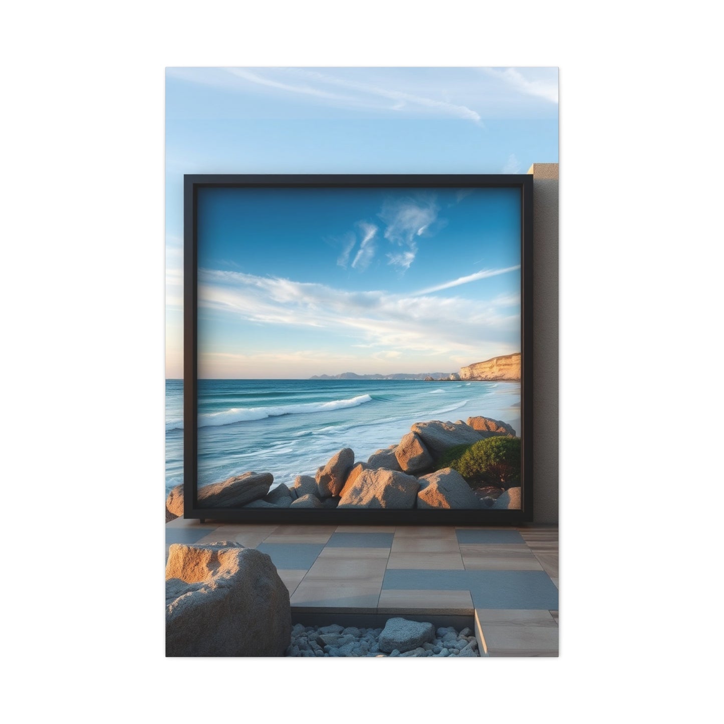 Blue Horizon Symphony Wall Art & Canvas Print