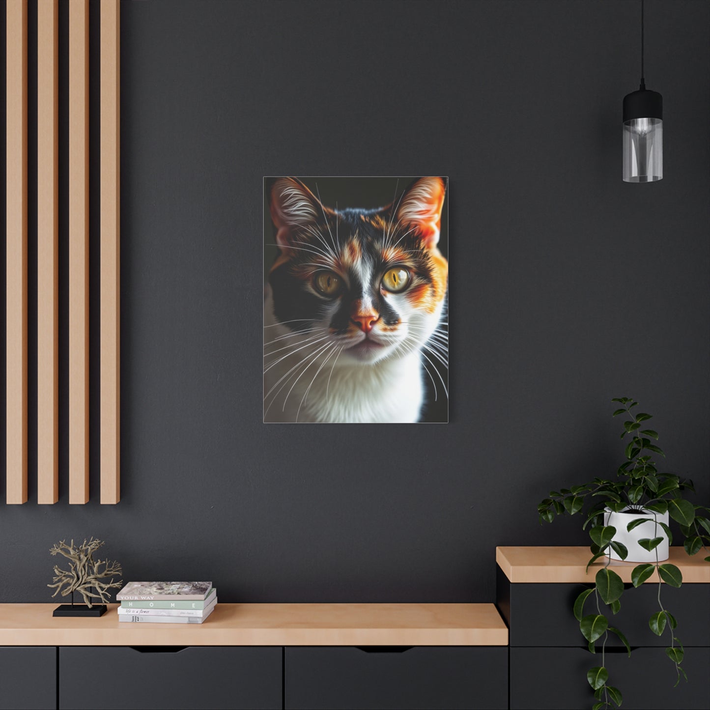 Calico Cat Art Refined Canvas Wall Art & Canvas Print