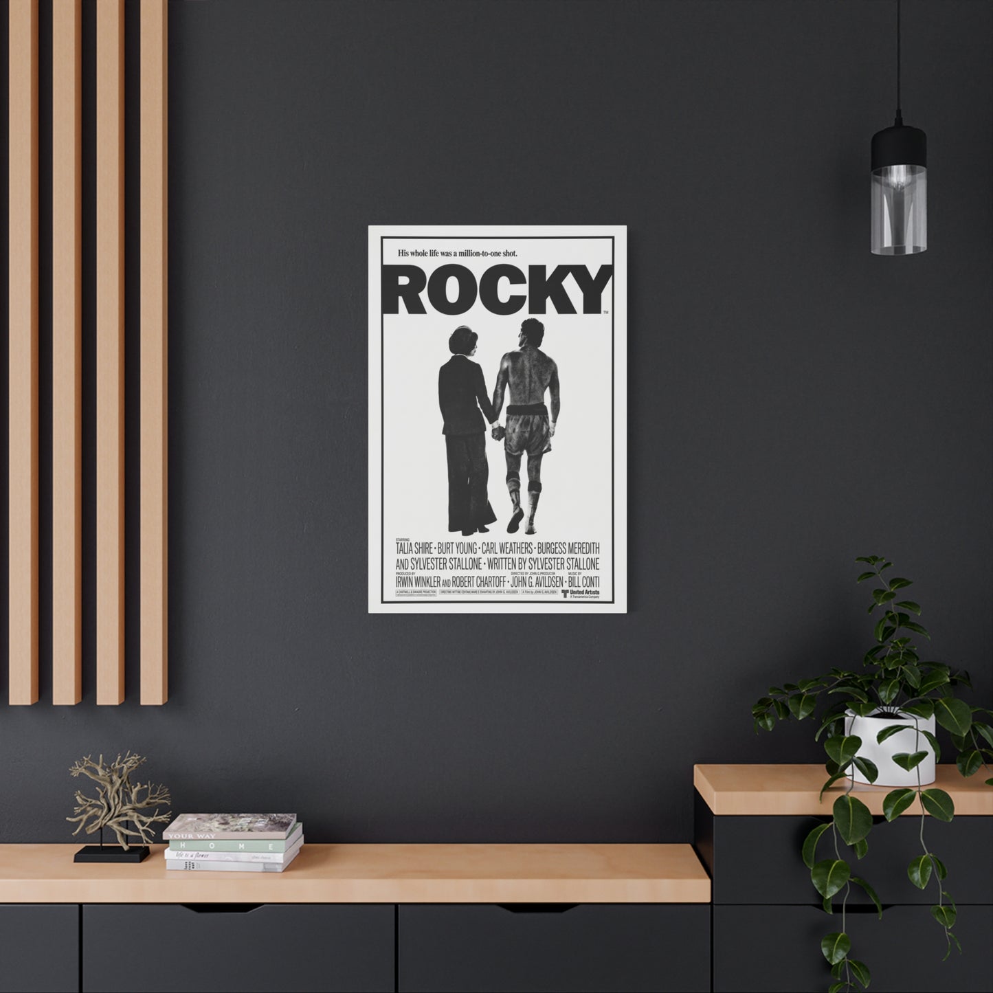 Rocky Movie Poster Wall Art & Canvas Print