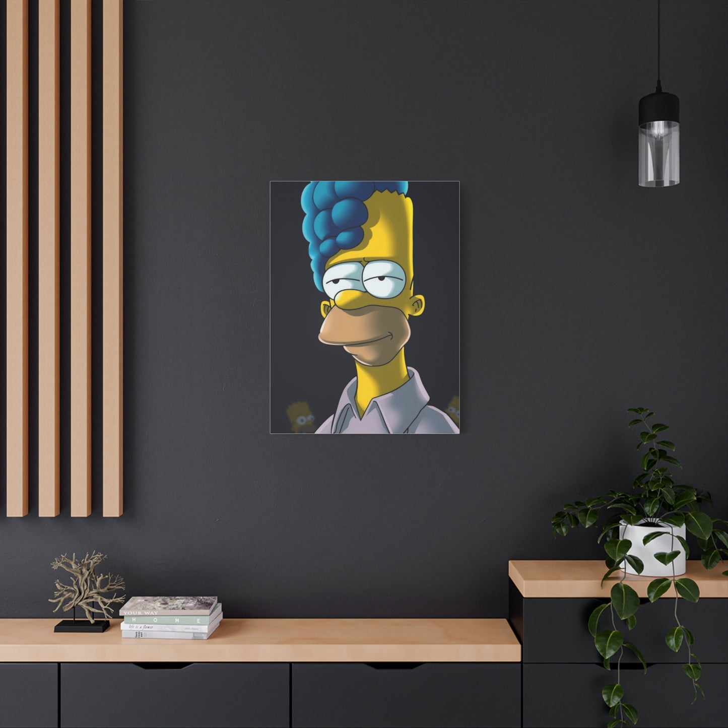 Vision The Simpsons Art Art Wall Art & Canvas Print