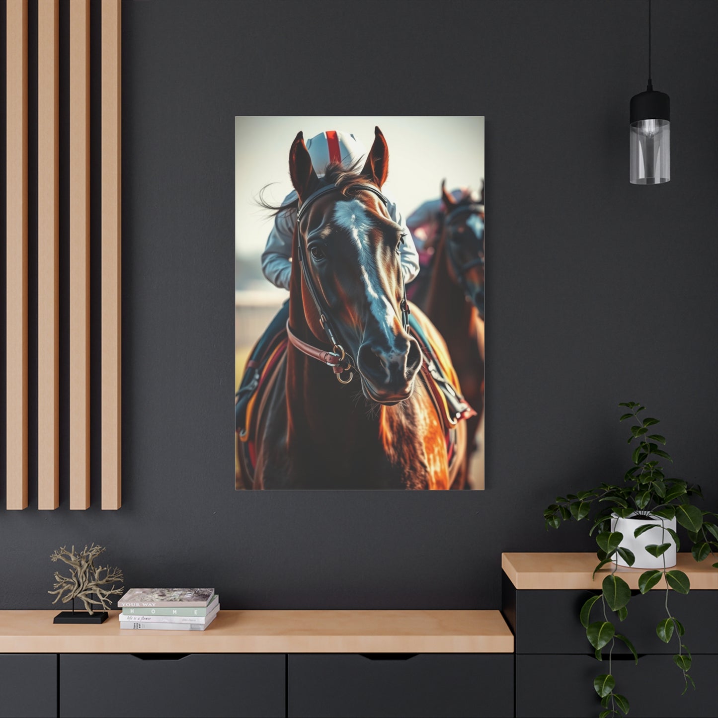 Masterpiece Horse Racing Art Vision Wall Art & Canvas Print