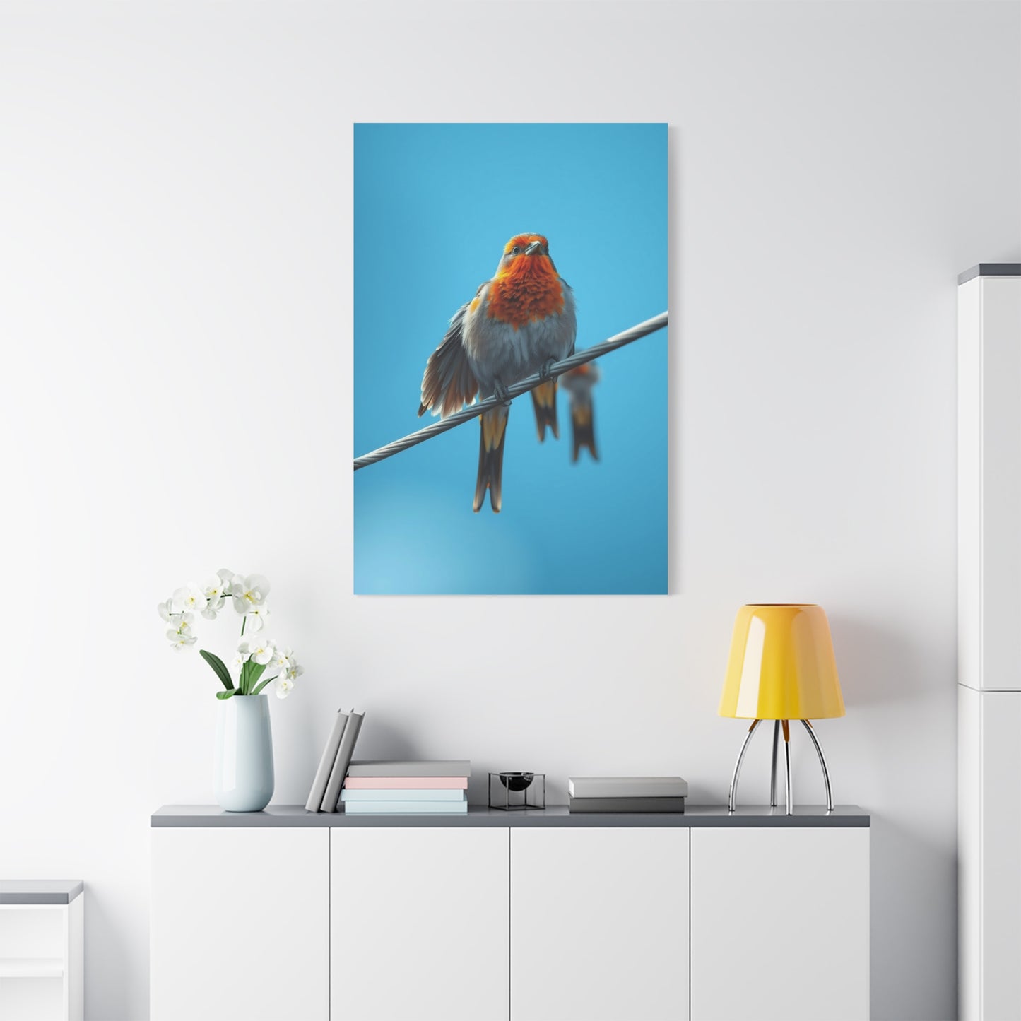 Birds On a Wire Art Supreme Gallery Wall Art & Canvas Print