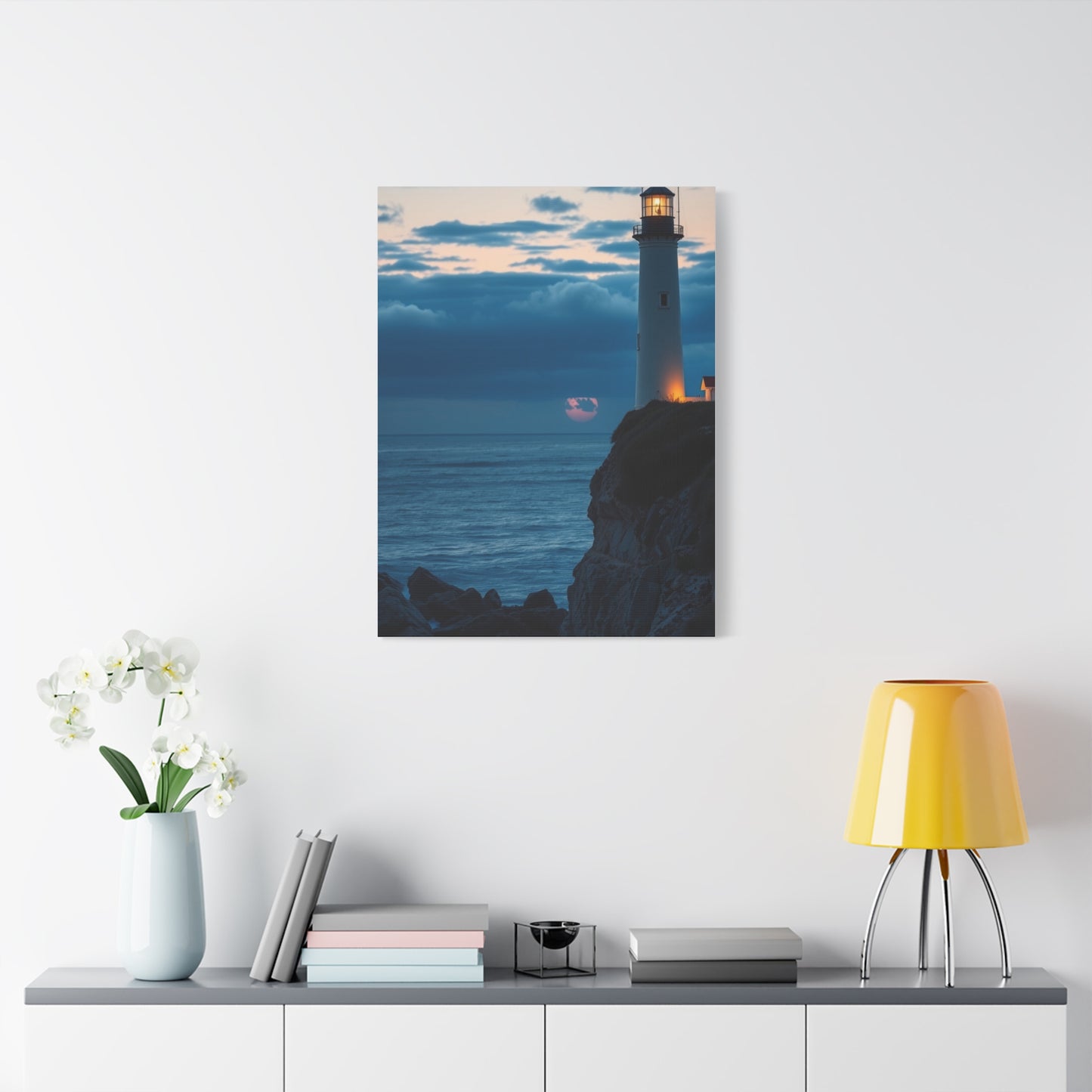 Illuminated Shores Masterpiece Wall Art & Canvas Print