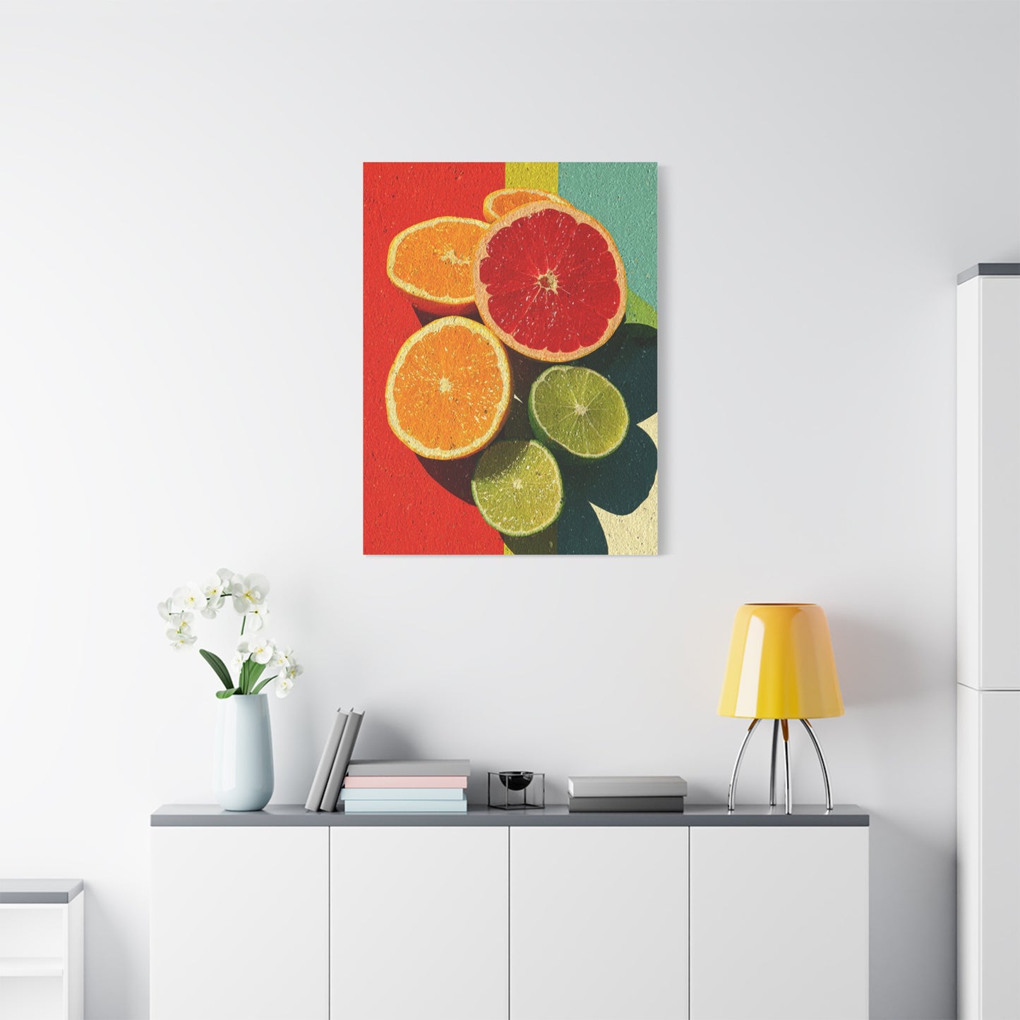 Citrus Pop Art Kitchen Composition Wall Art & Canvas Print