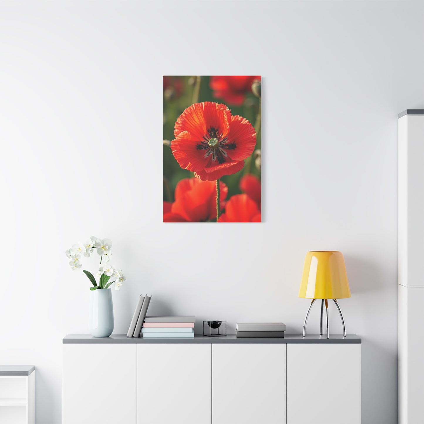 Vision Poppy Flower Art Art Wall Art & Canvas Print
