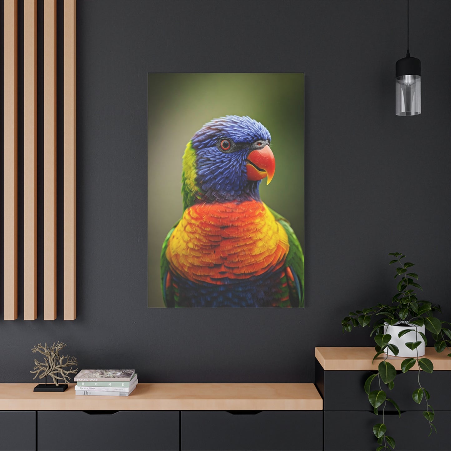 Vibrant Rainbow Lorikeet Wall Art & Canvas Prints