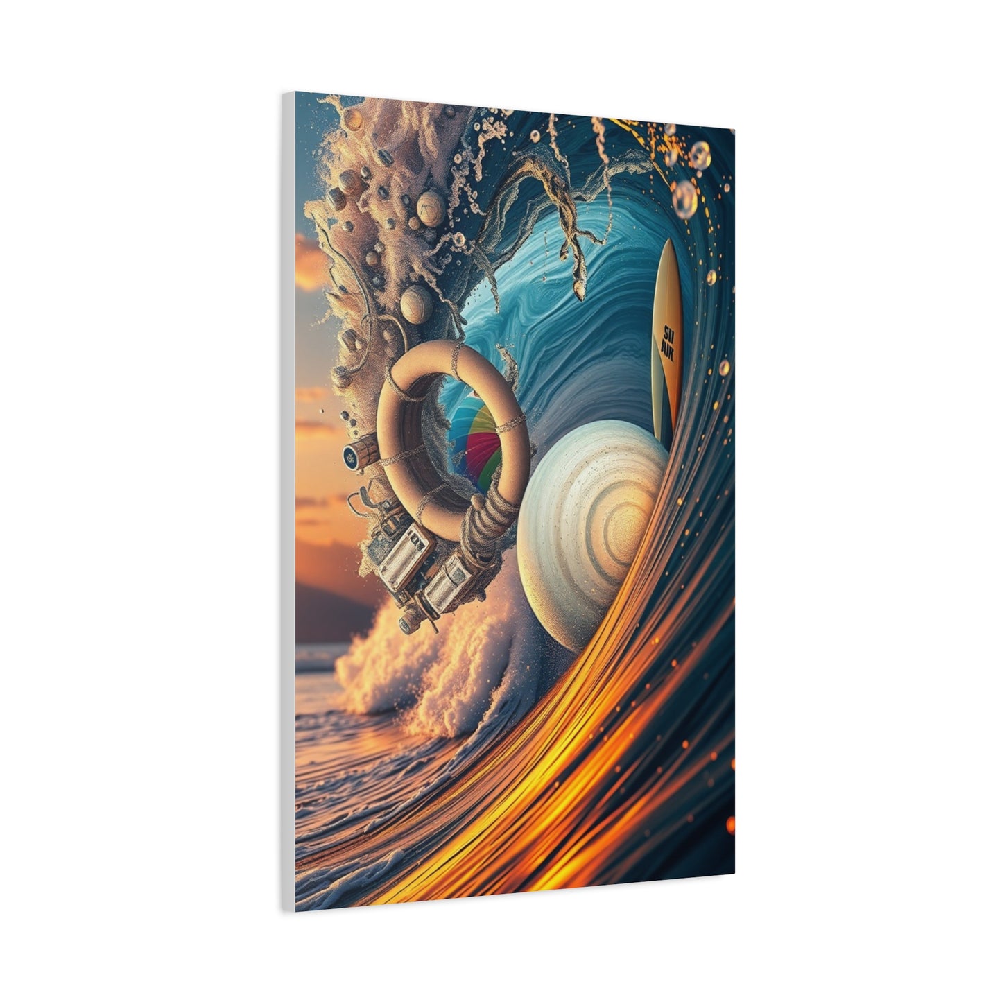 Coastal Opulence Canvas Wall Art & Canvas Print