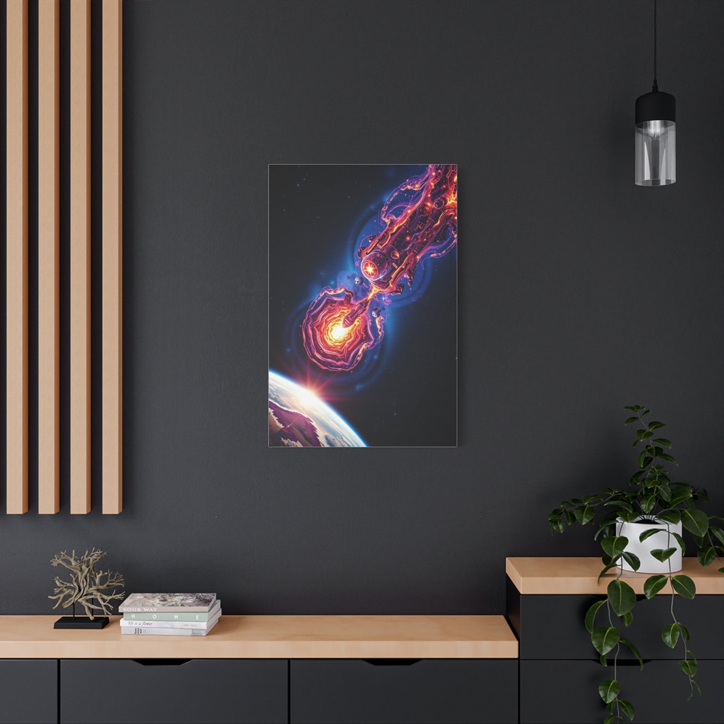 Stardust Symphony Canvas Wall Art & Canvas Print