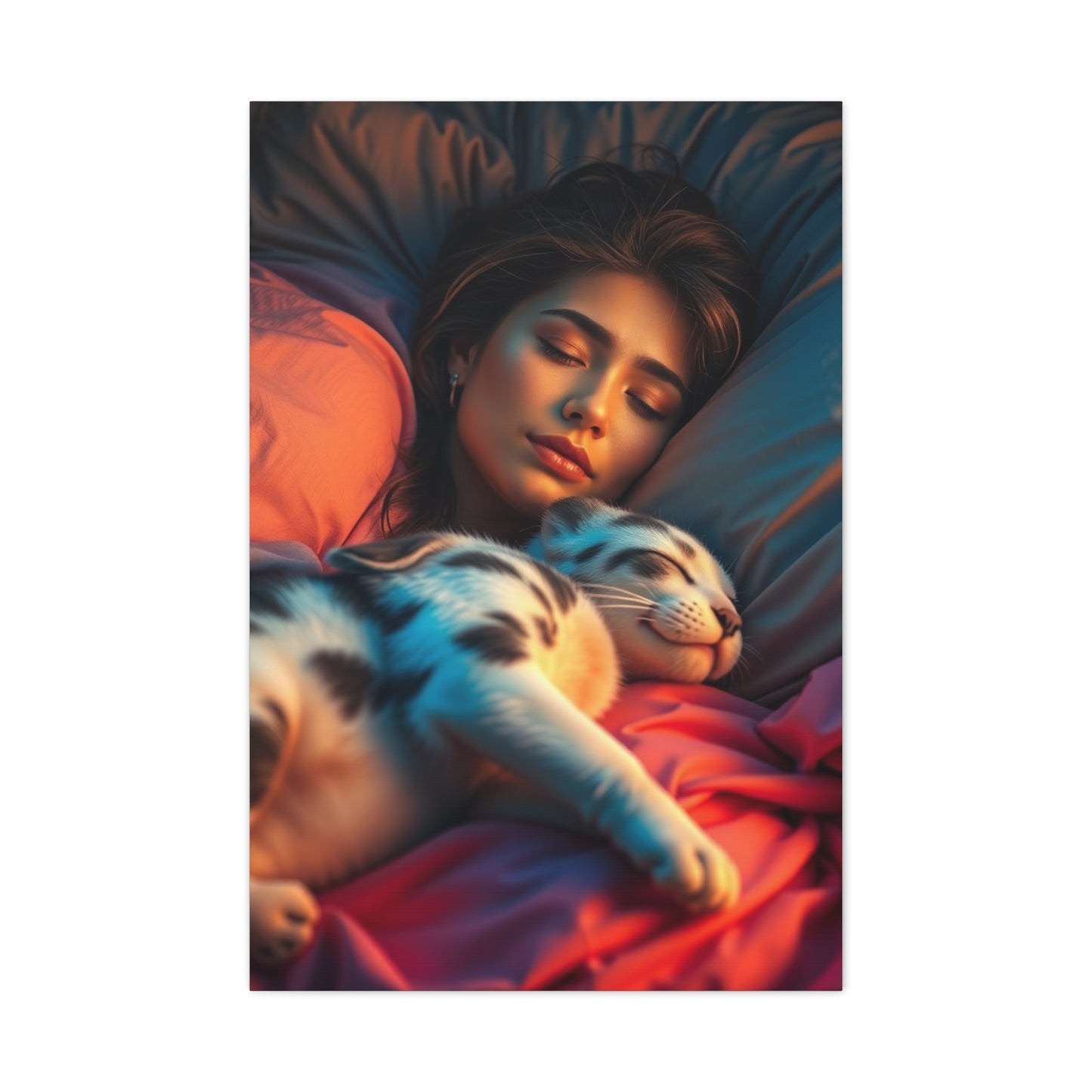 Masterpiece Sleeping & Napping Art Vision Wall Art & Canvas Print