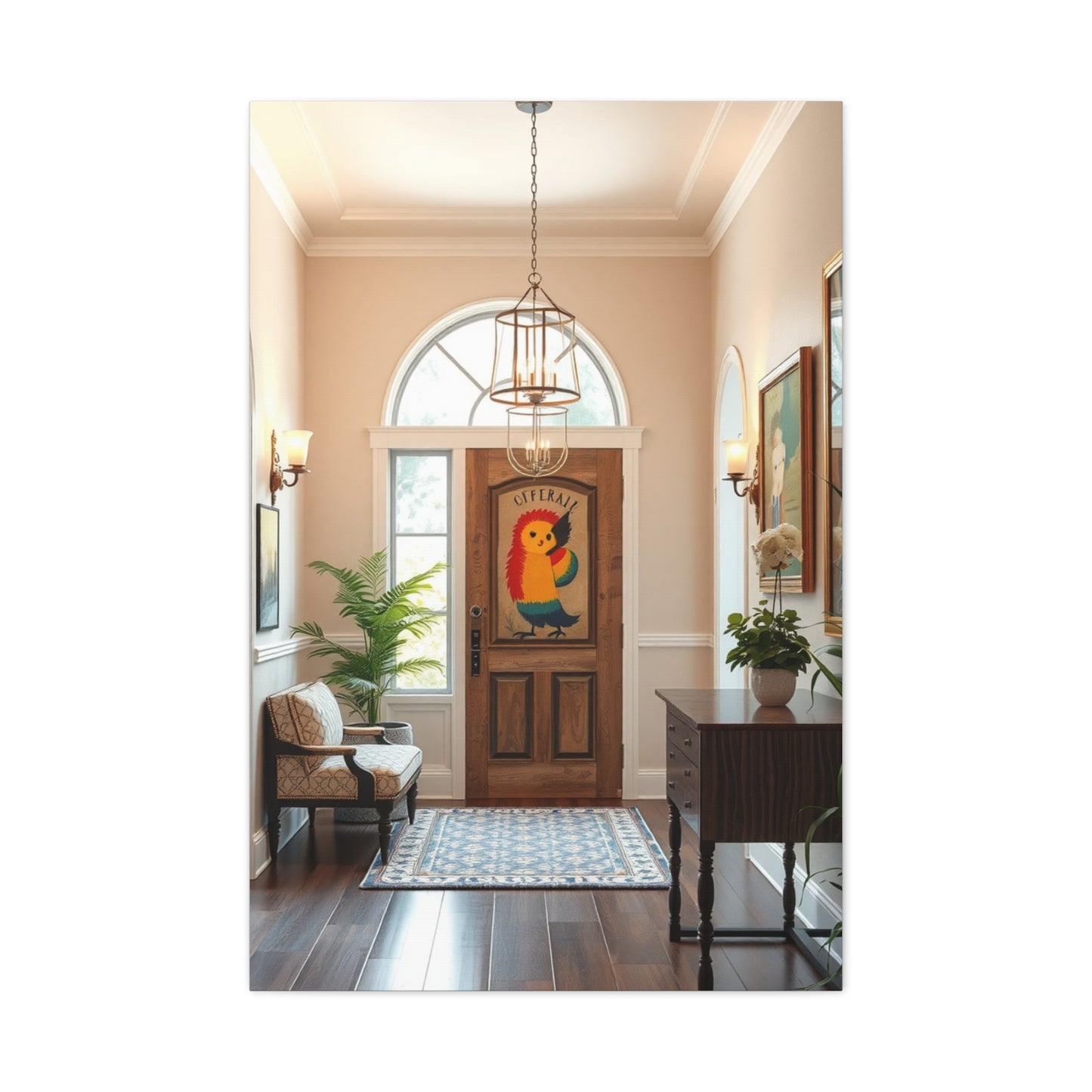 Entryway & Foyer Art Luxury Canvas Wall Art & Canvas Print