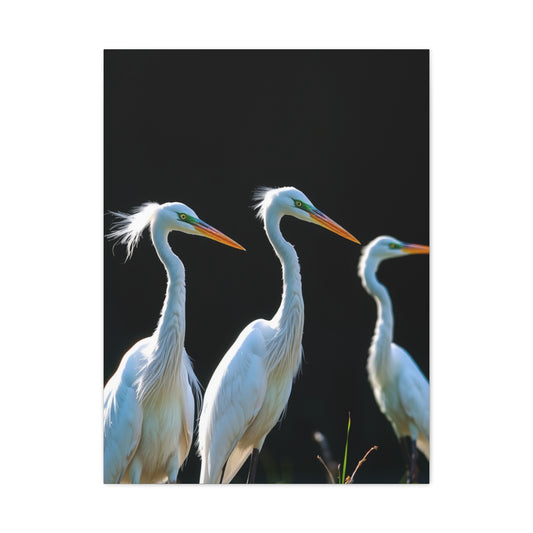 Vision Herons and Egrets Art Art Wall Art & Canvas Print