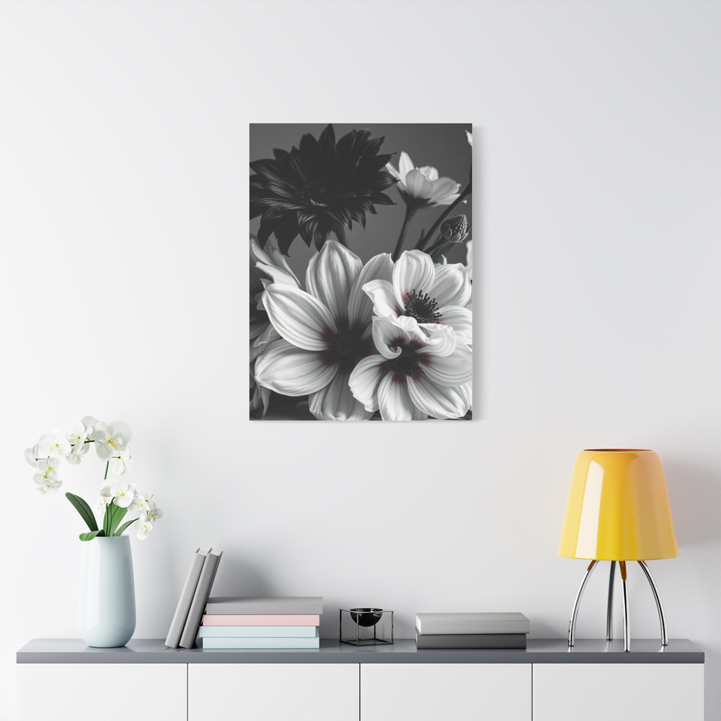 Sable & Alabaster Flora Wall Art & Canvas Print
