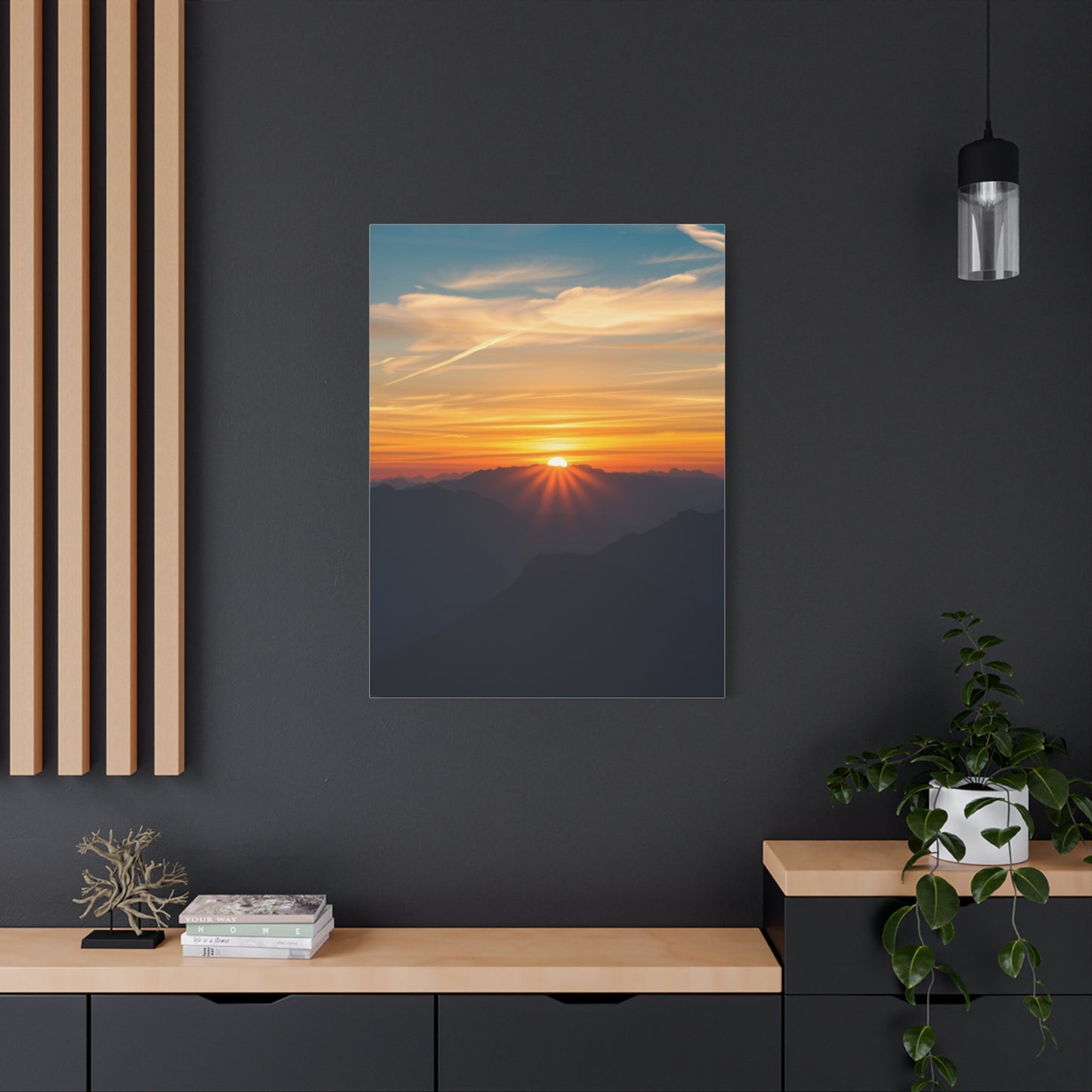 Alpine Dawn & Dusk Masterpiece Wall Art & Canvas Print
