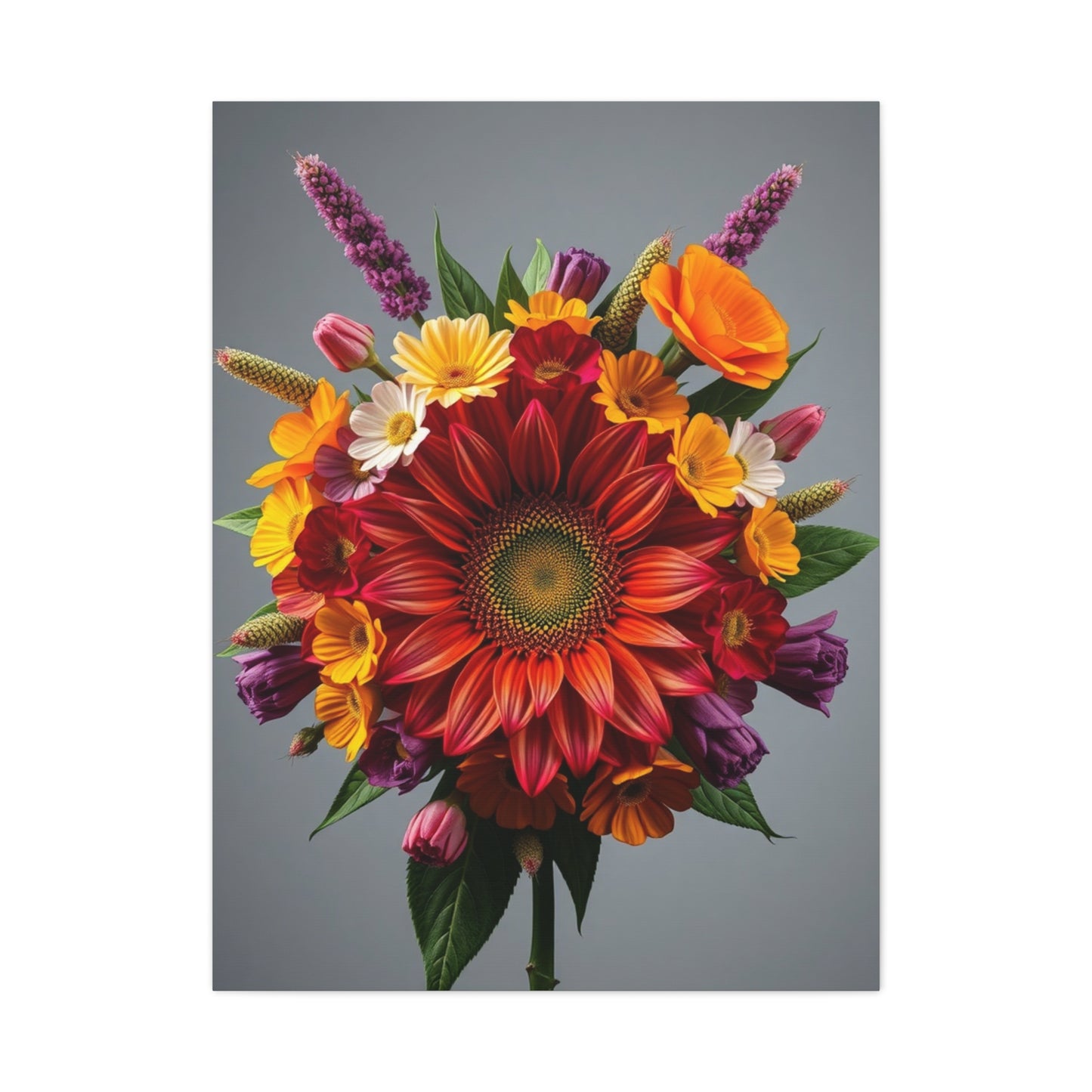 Luxe Flora Effigy Wall Art & Canvas Print