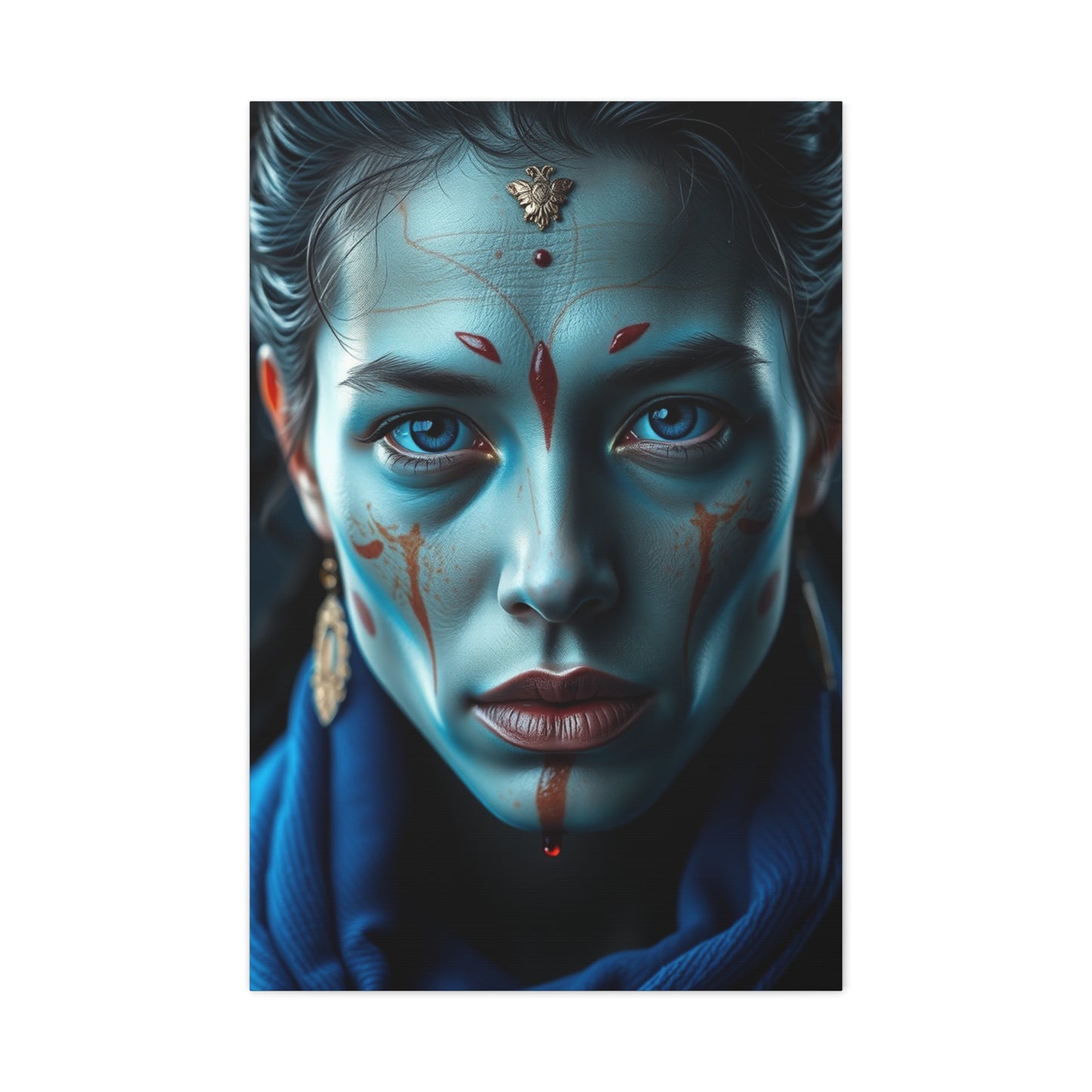 Prussian Depths Canvas Wall Art & Canvas Print