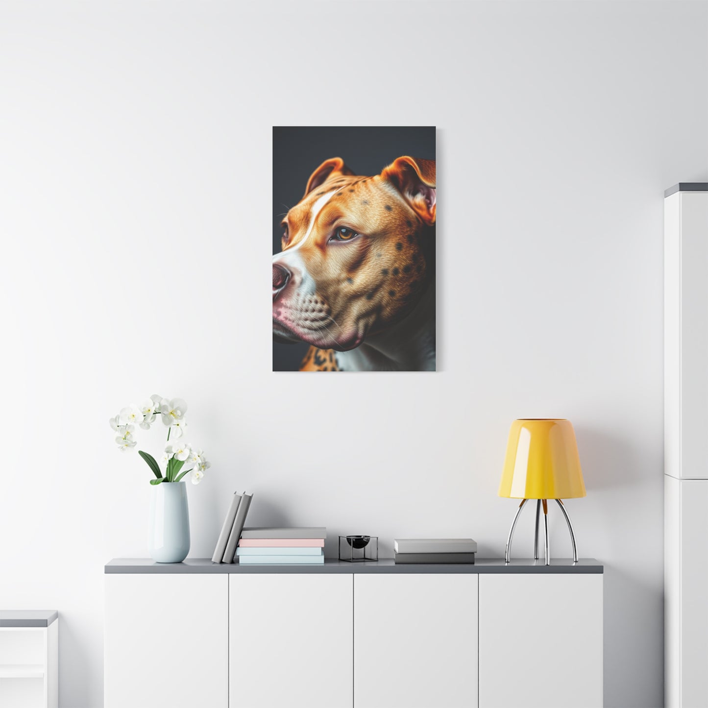 Vision Pit Bull Art Art Wall Art & Canvas Print