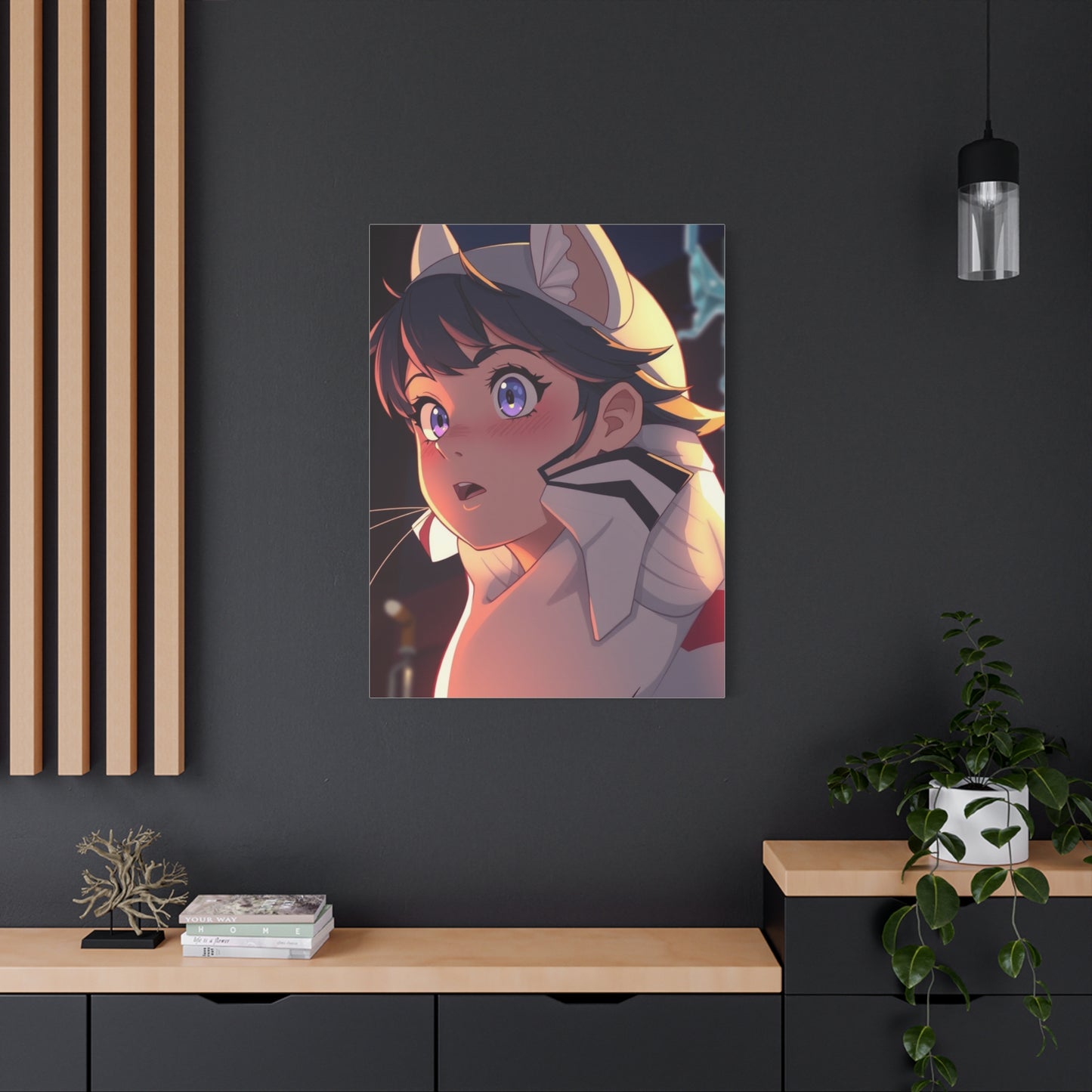 Vivacious Illustration Panel Wall Art & Canvas Print