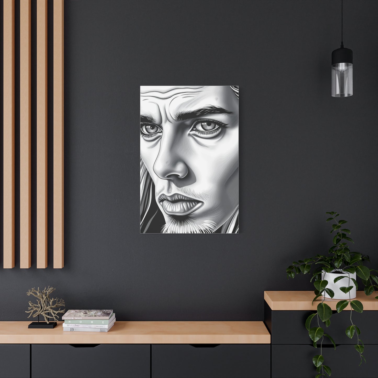 Supreme Black and White Illustrations Art Collection Wall Art & Canvas Print