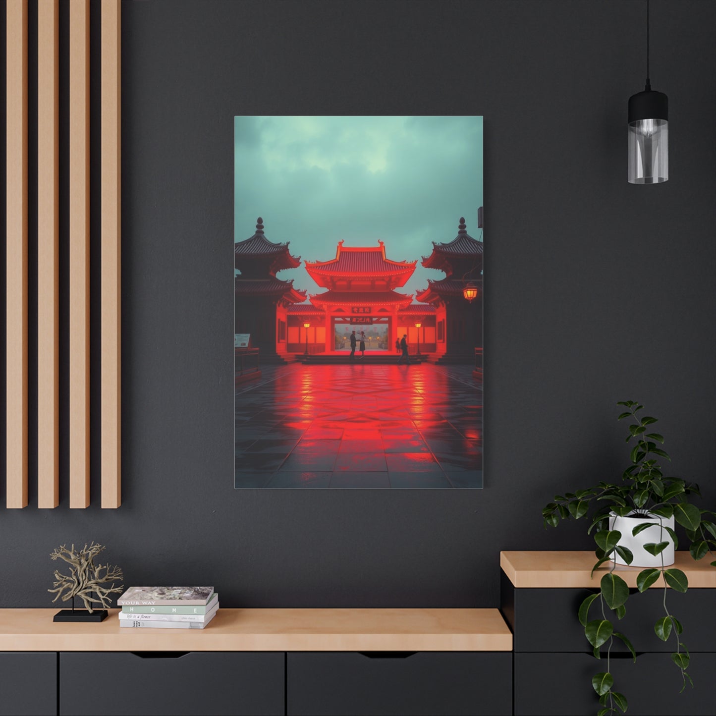 Scarlet Reverie Art Wall Art & Canvas Print