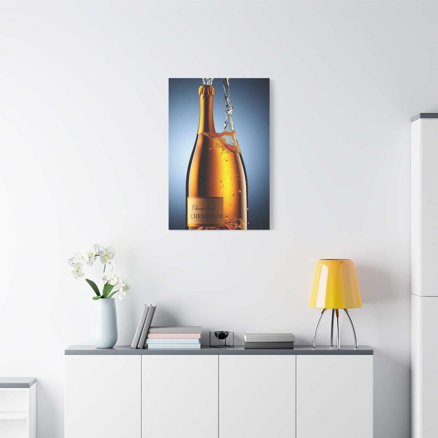 Champagne Art Luxury Canvas Wall Art & Canvas Print