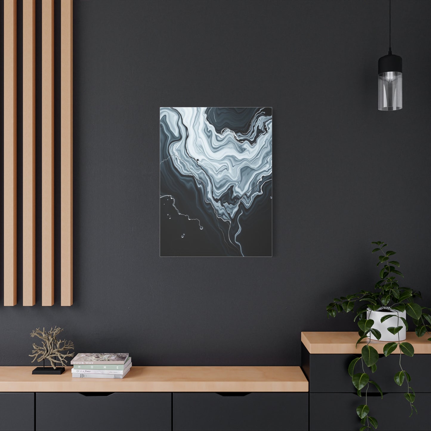 Black and White Abstract Art Supreme Gallery Wall Art & Canvas Print