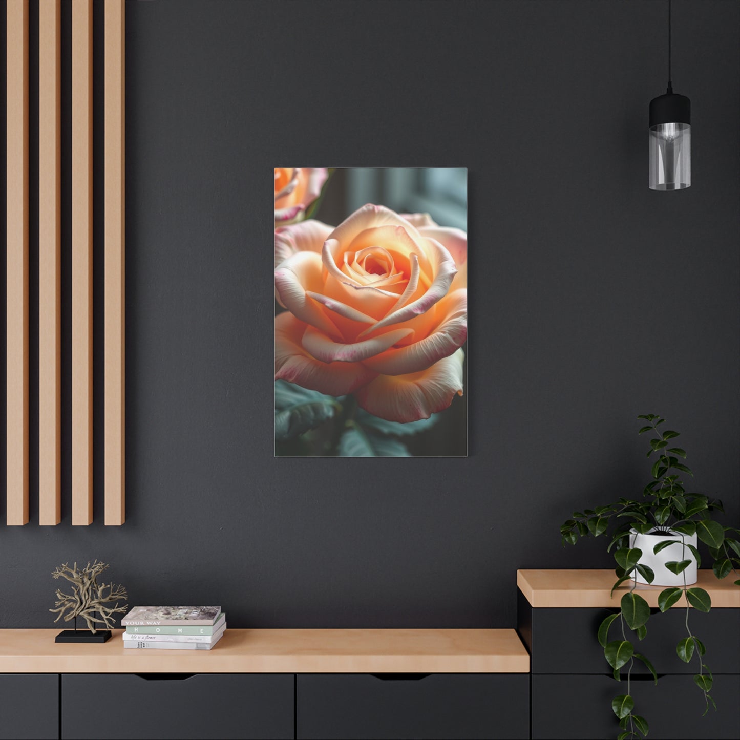 Rose Flower Art Refined Canvas Wall Art & Canvas Print