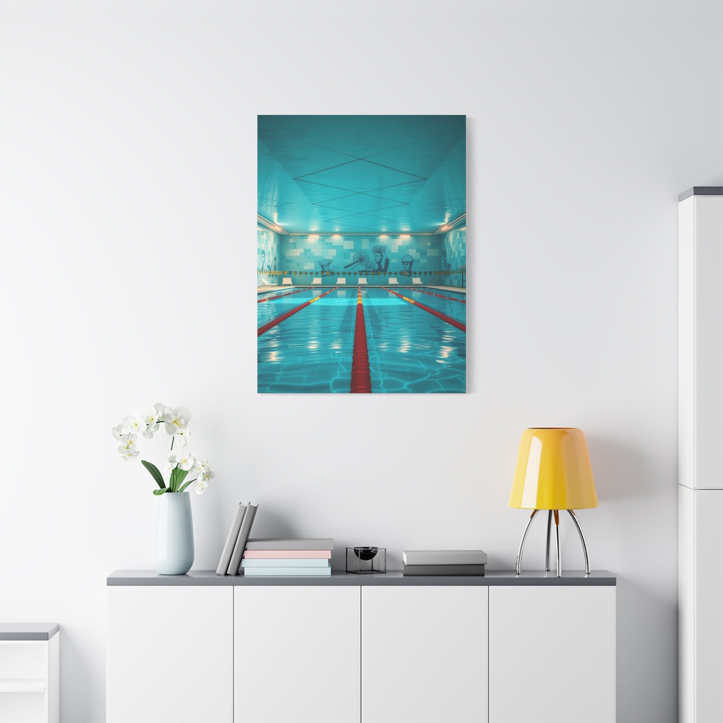 Swimming Pool Art Supreme Gallery Wall Art & Canvas Print