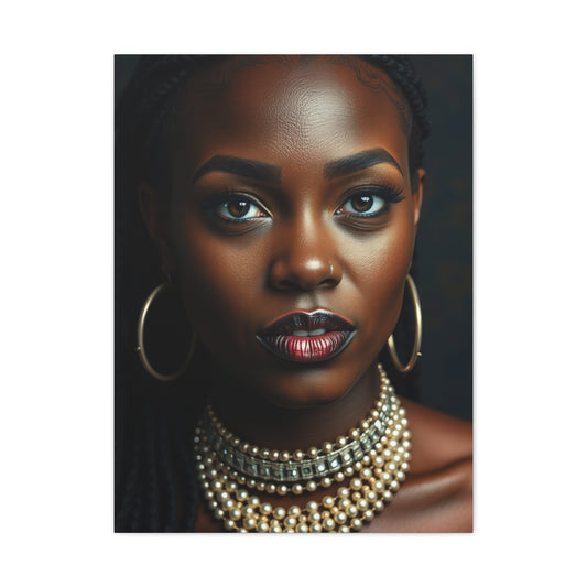 Masterpiece Domonique Brown Art Vision Wall Art & Canvas Print