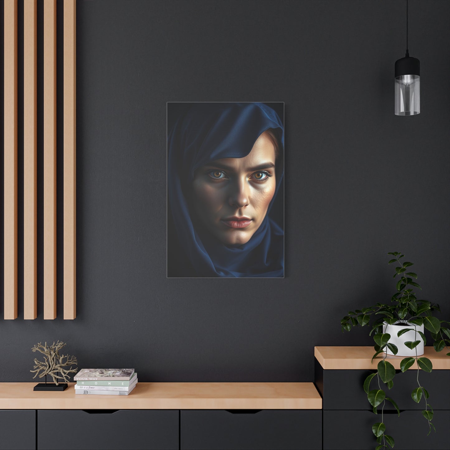 Supreme Navy Blue Art Collection Wall Art & Canvas Print
