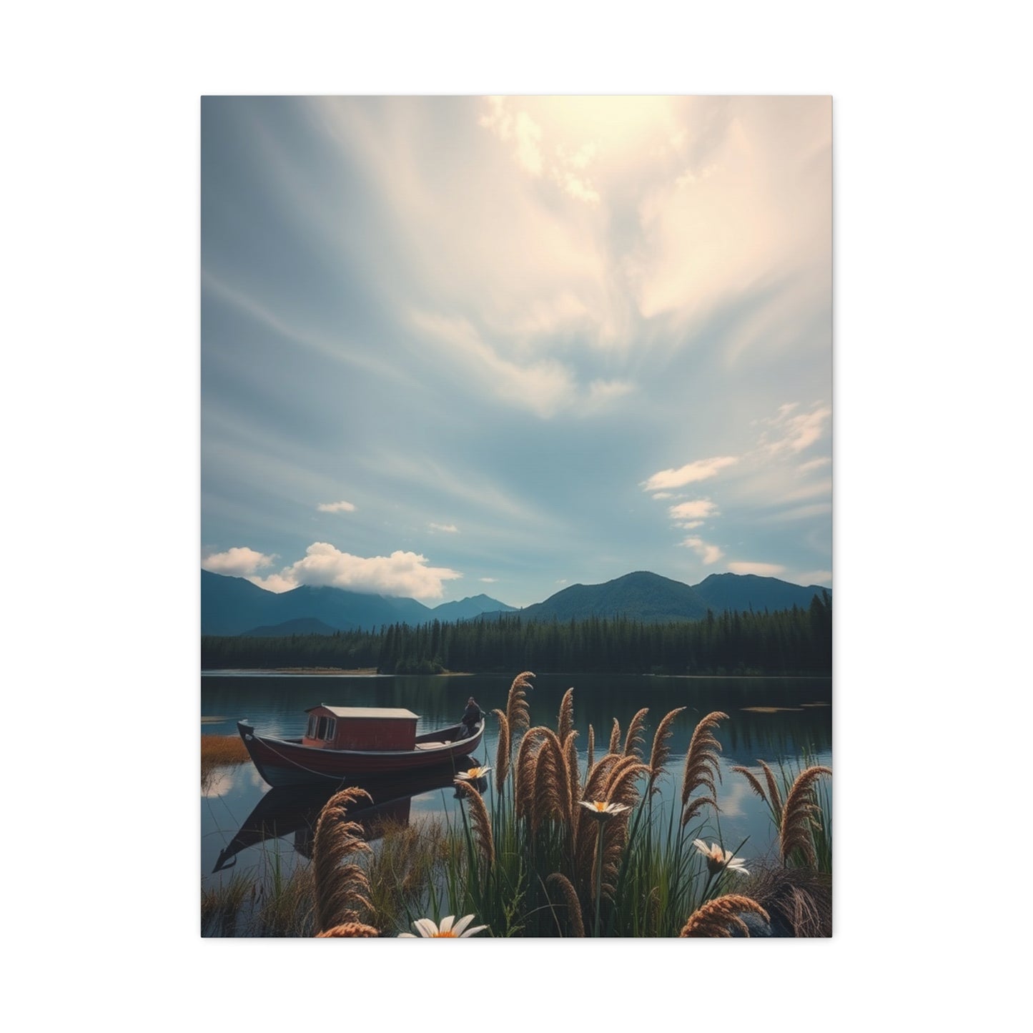 Serenity Reflections Canvas Wall Art & Canvas Print