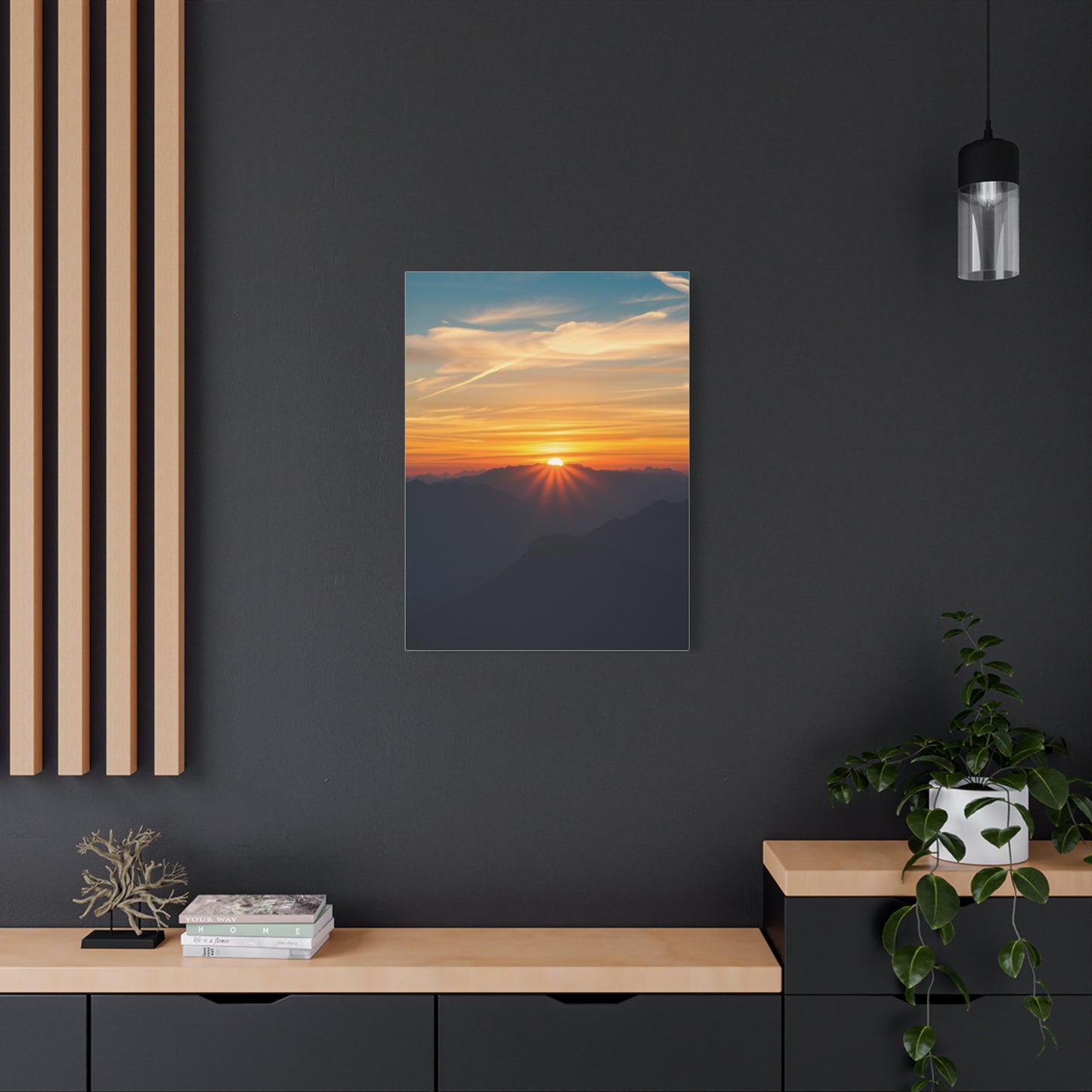 Alpine Dawn & Dusk Masterpiece Wall Art & Canvas Print