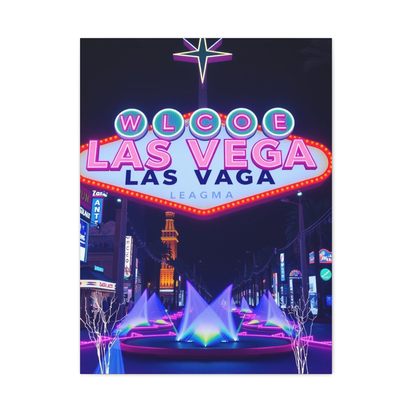 Las Vagas Art Luxury Canvas Wall Art & Canvas Print