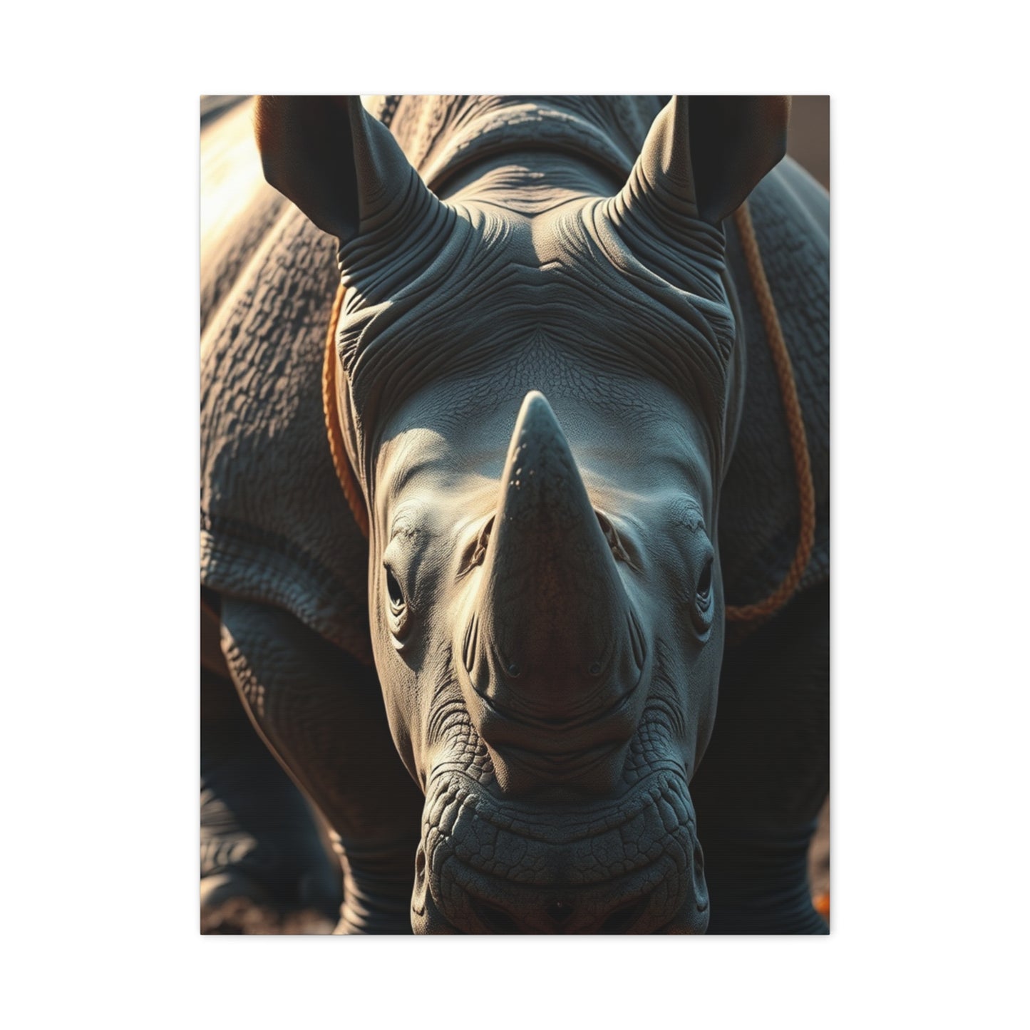 Vision Rhinoceros Art Art Wall Art & Canvas Print