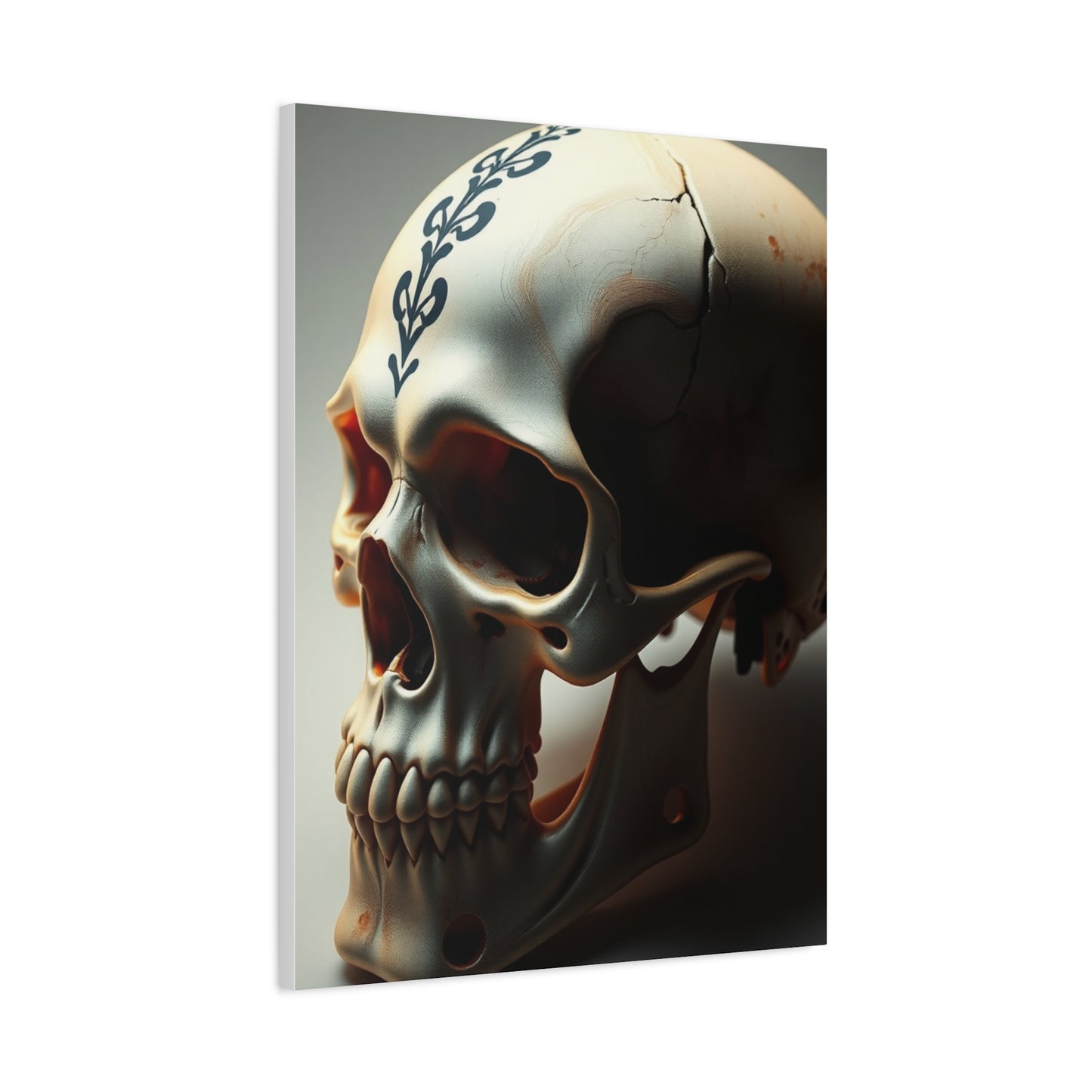 Regal Cranium Canvas Wall Art & Canvas Print