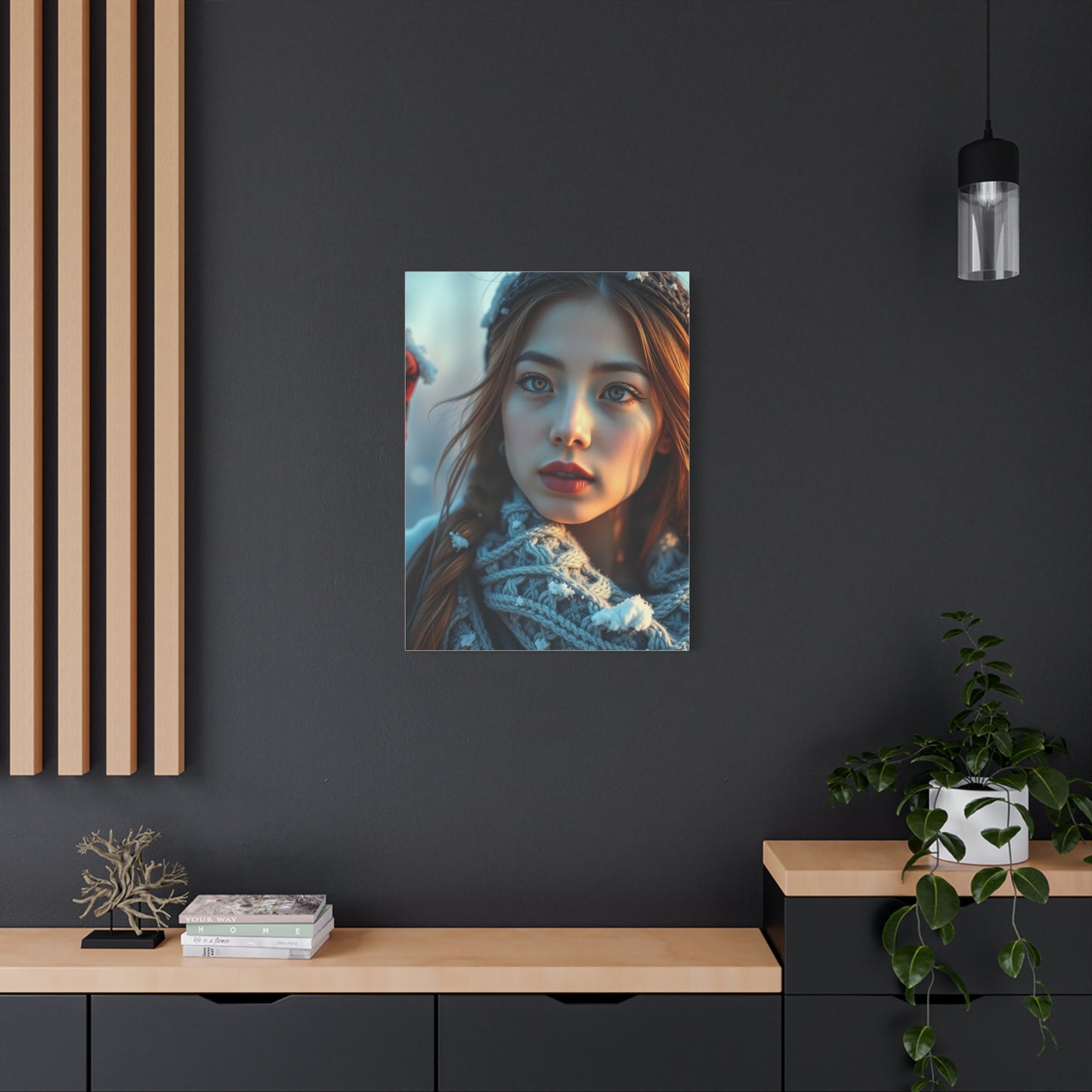 Silent Snowfall Elegance Wall Art & Canvas Print