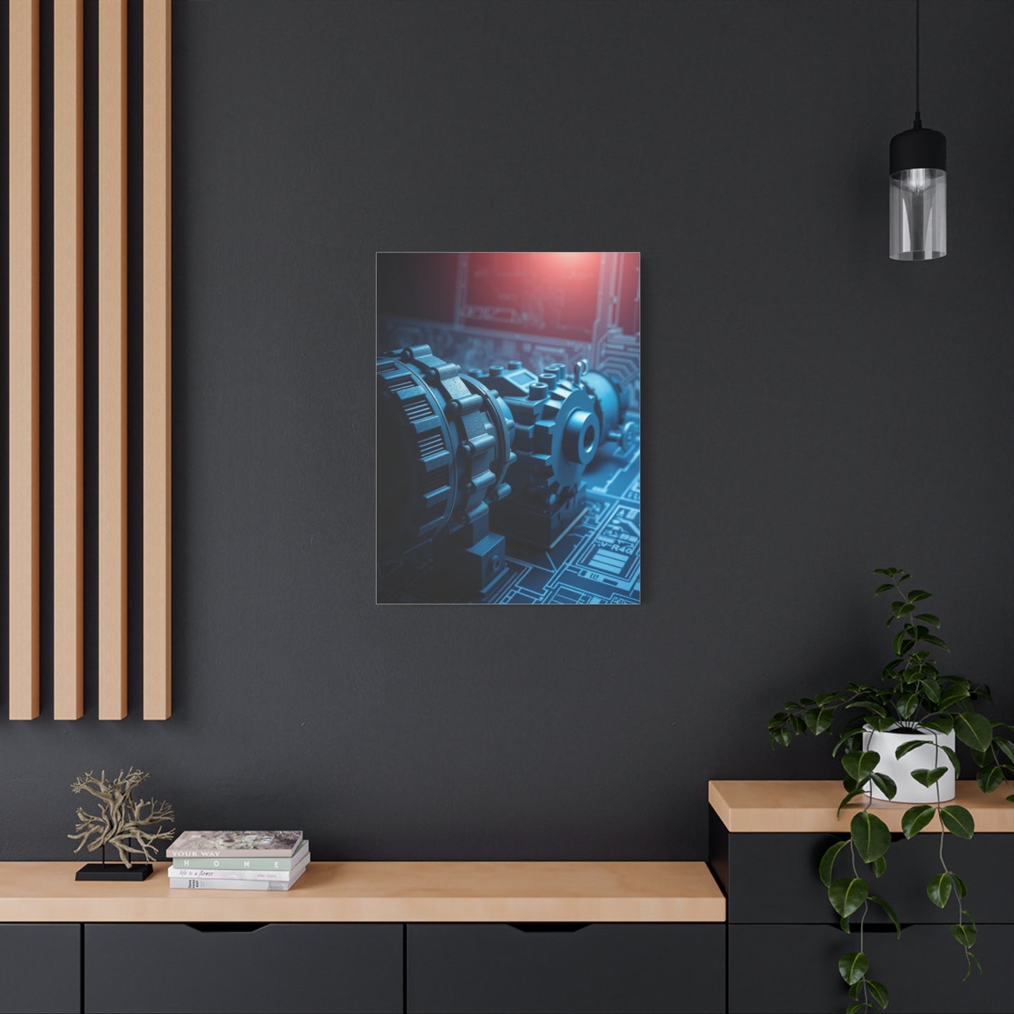 Supreme Engineering & Machinery Blueprints Art Collection Wall Art & Canvas Print