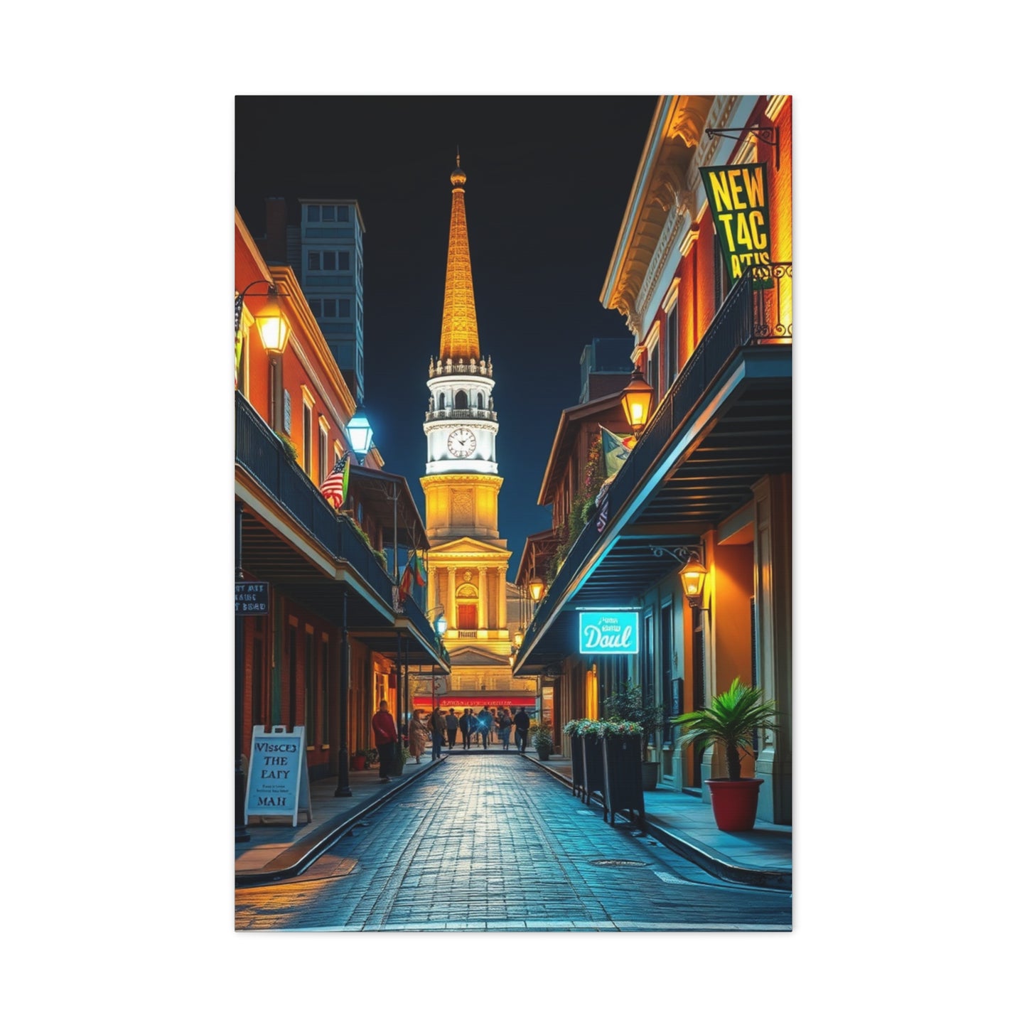 Crescent City Elegance Canvas