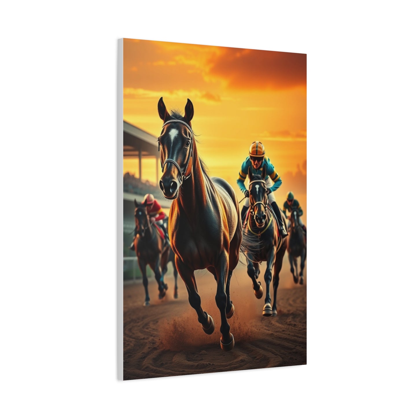 Elite Horse Racing Art Vision Wall Art & Canvas Print