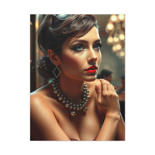 Breakfast At Tiffany’s Characters Art Luxury Canvas Wall Art & Canvas Print