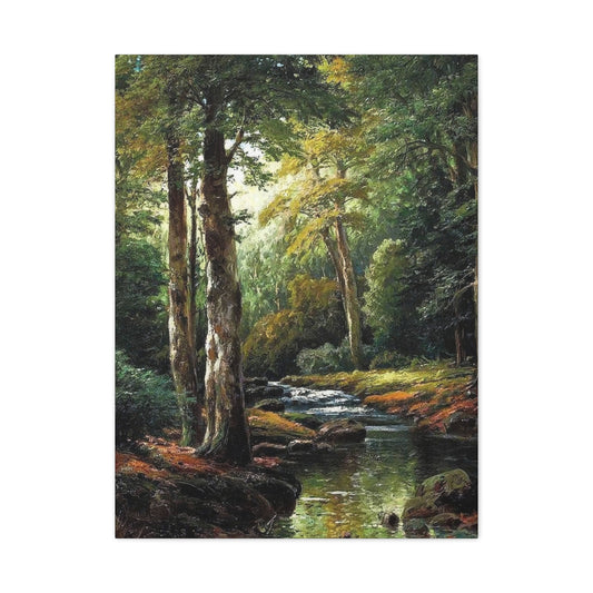 Stream Through Forest Wall Art & Canvas Prints