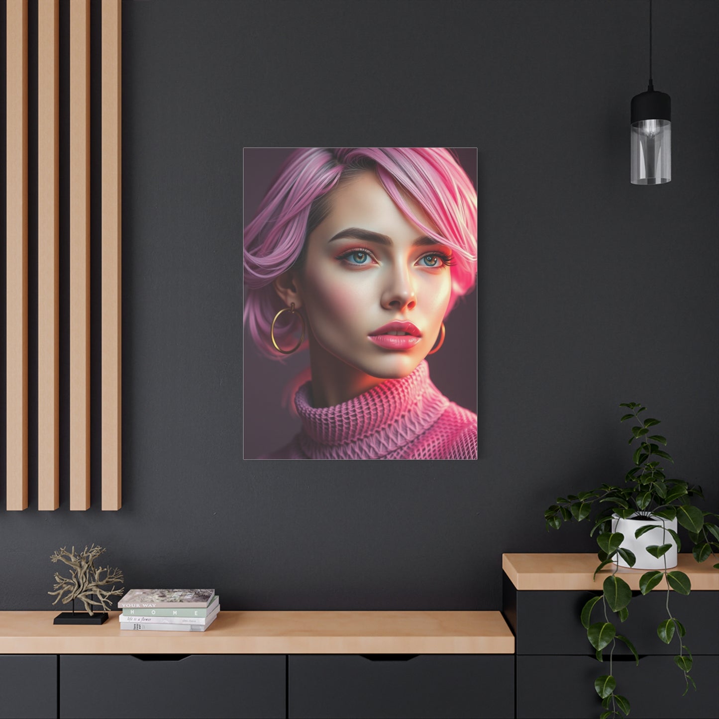 Rosé Reverie Canvas Wall Art & Canvas Print