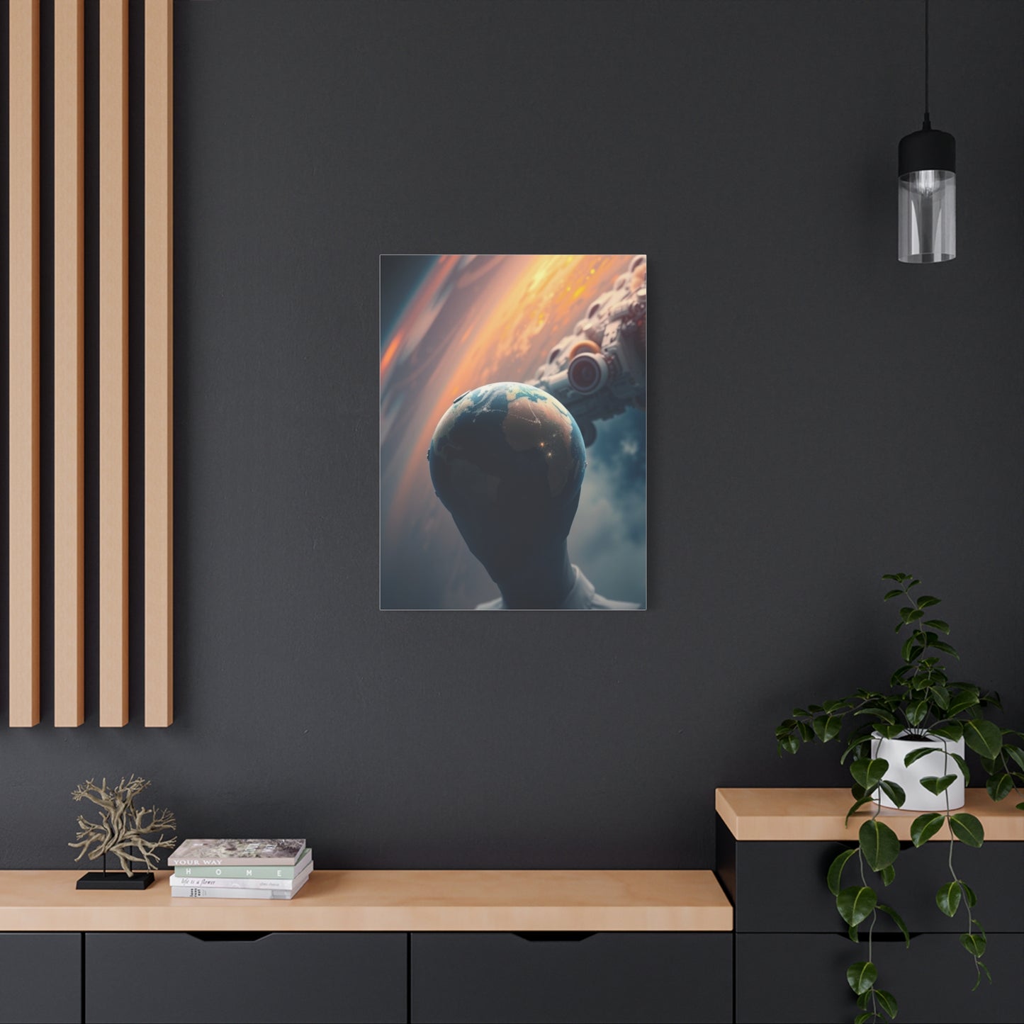 Lunar Radiance Portrait Wall Art & Canvas Print