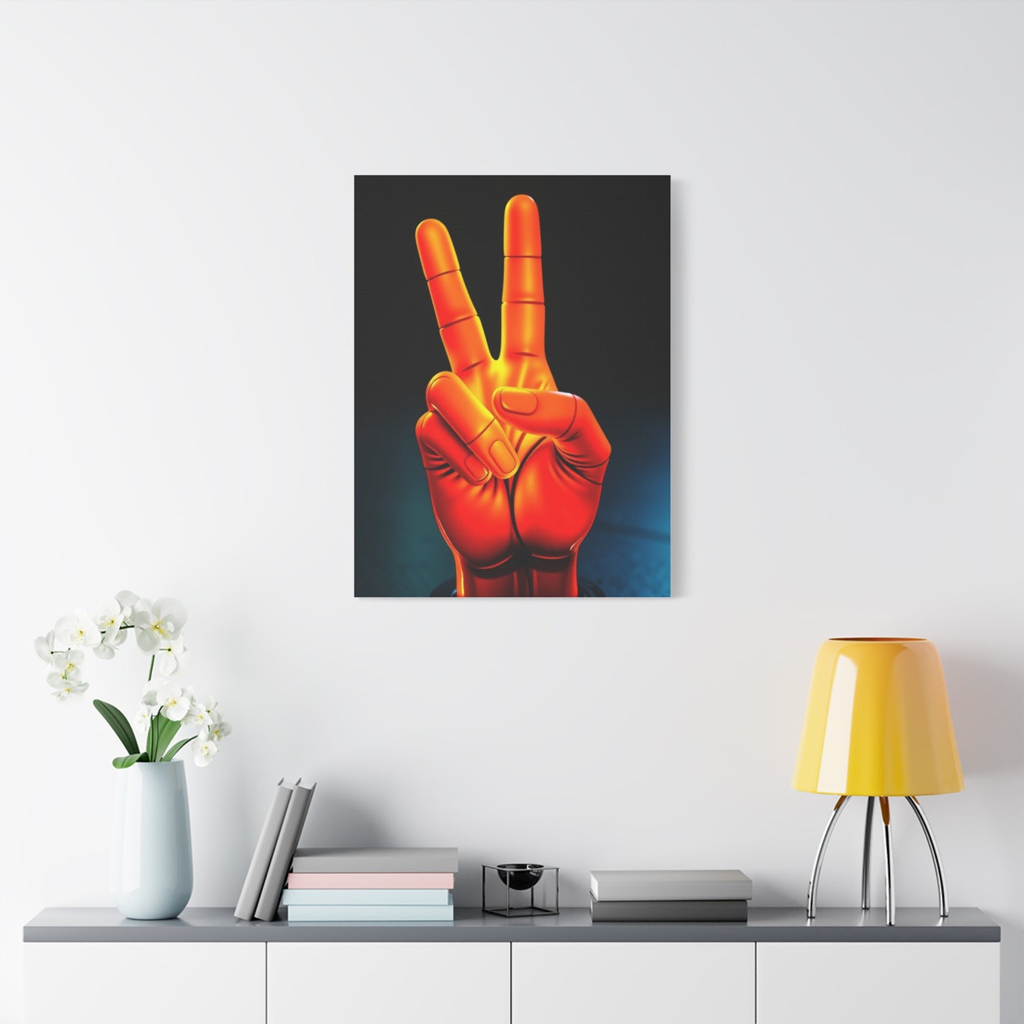 Elite Peace Sign Art Vision Wall Art & Canvas Print