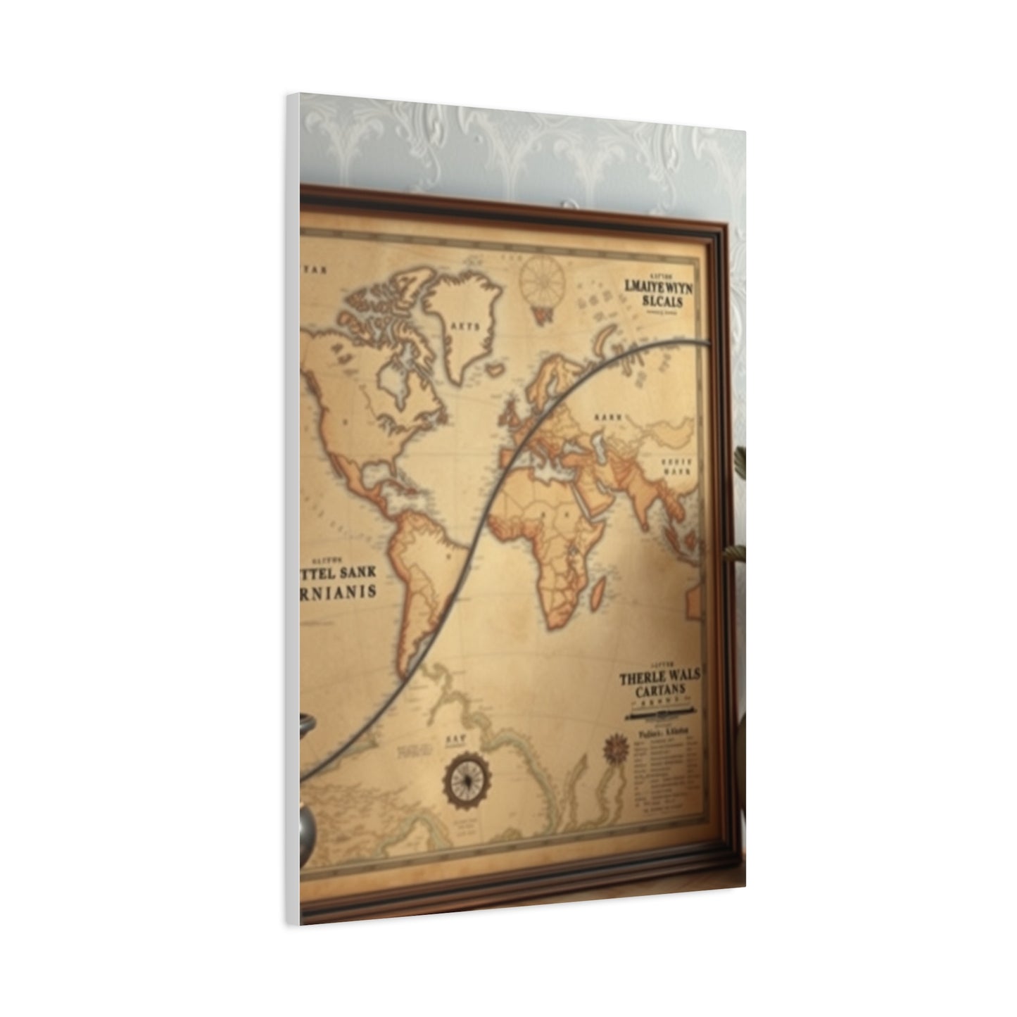 Antique Maps Art Artisan Canvas Wall Art & Canvas Print