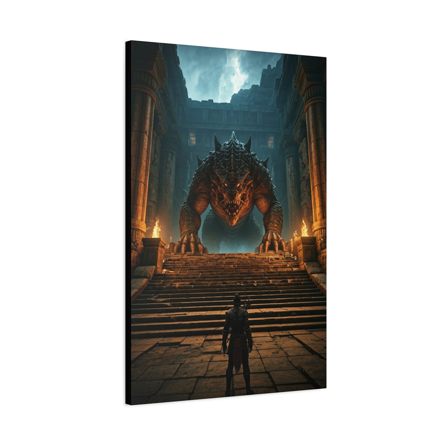 Colossal Dragon Guardian Wall Art & Canvas Prints