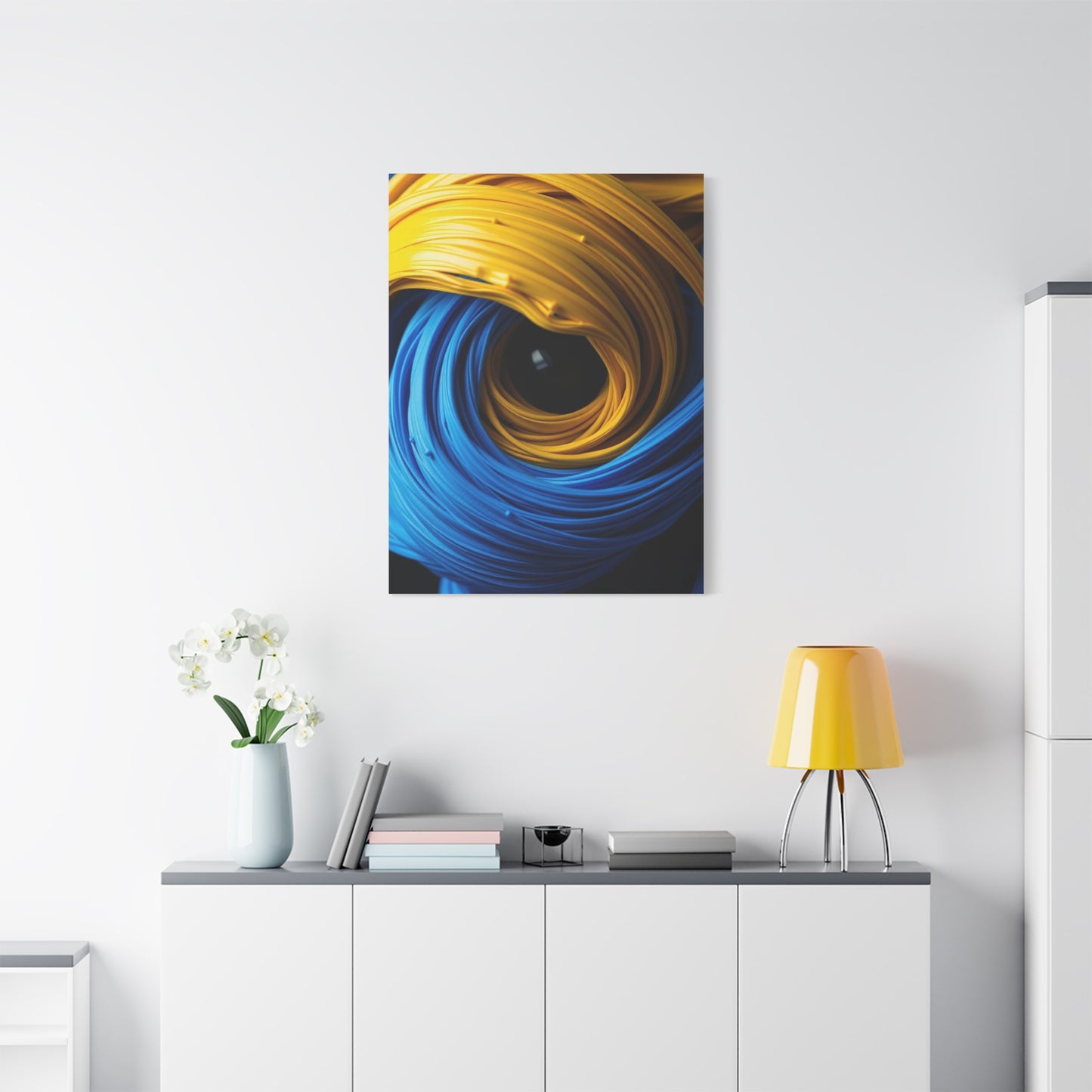 Elite Blue & Yellow Art Vision Wall Art & Canvas Print